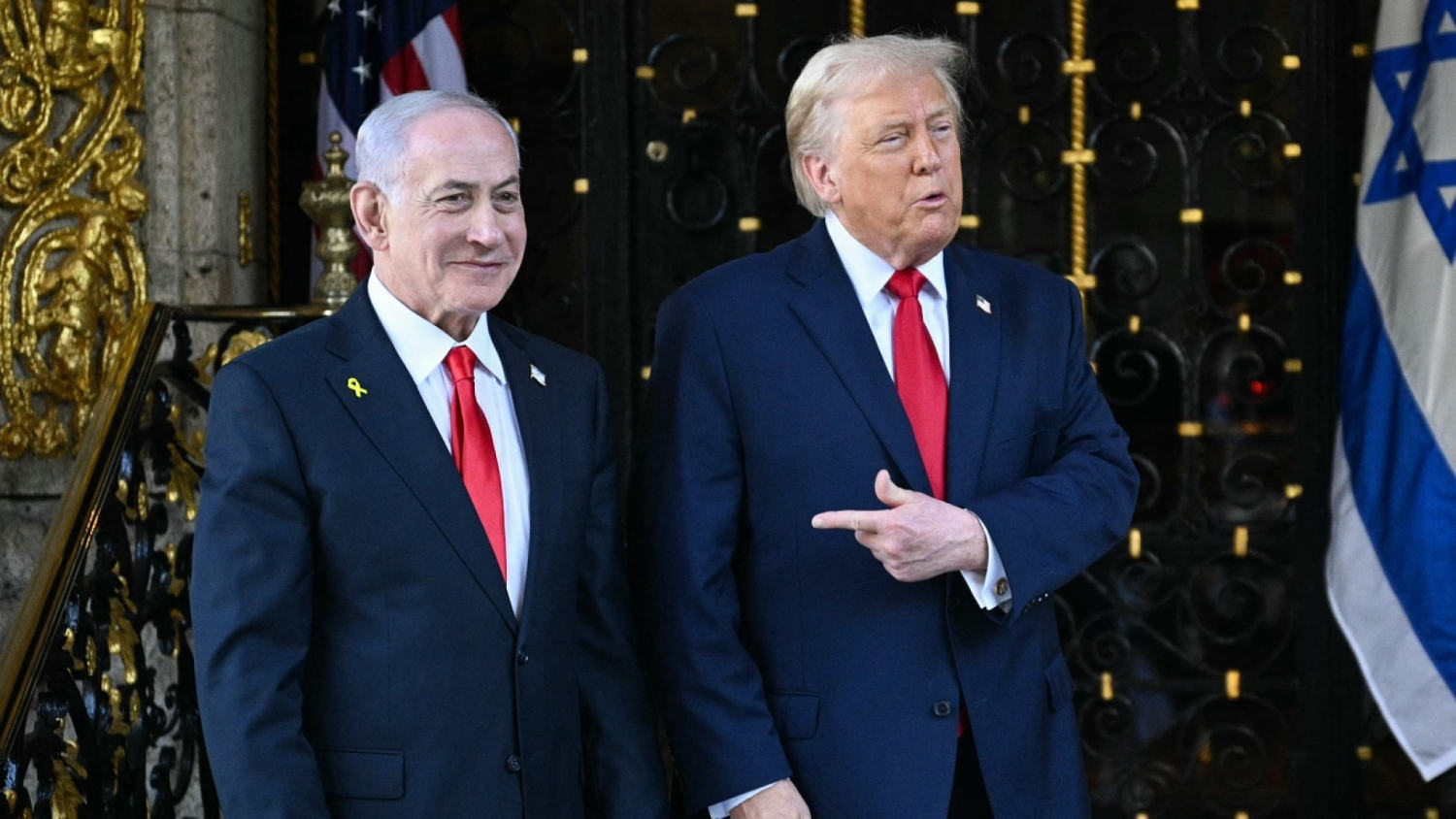 Trump discusses Gaza and Ukraine as Netanyahu arrives at Mar-a-Lago