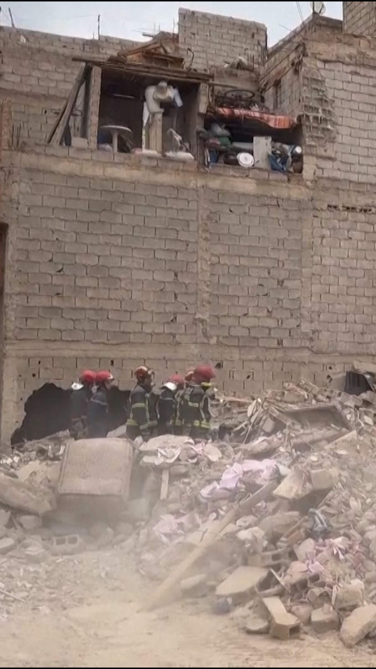 Crews search Moroccan building after deadly collapse