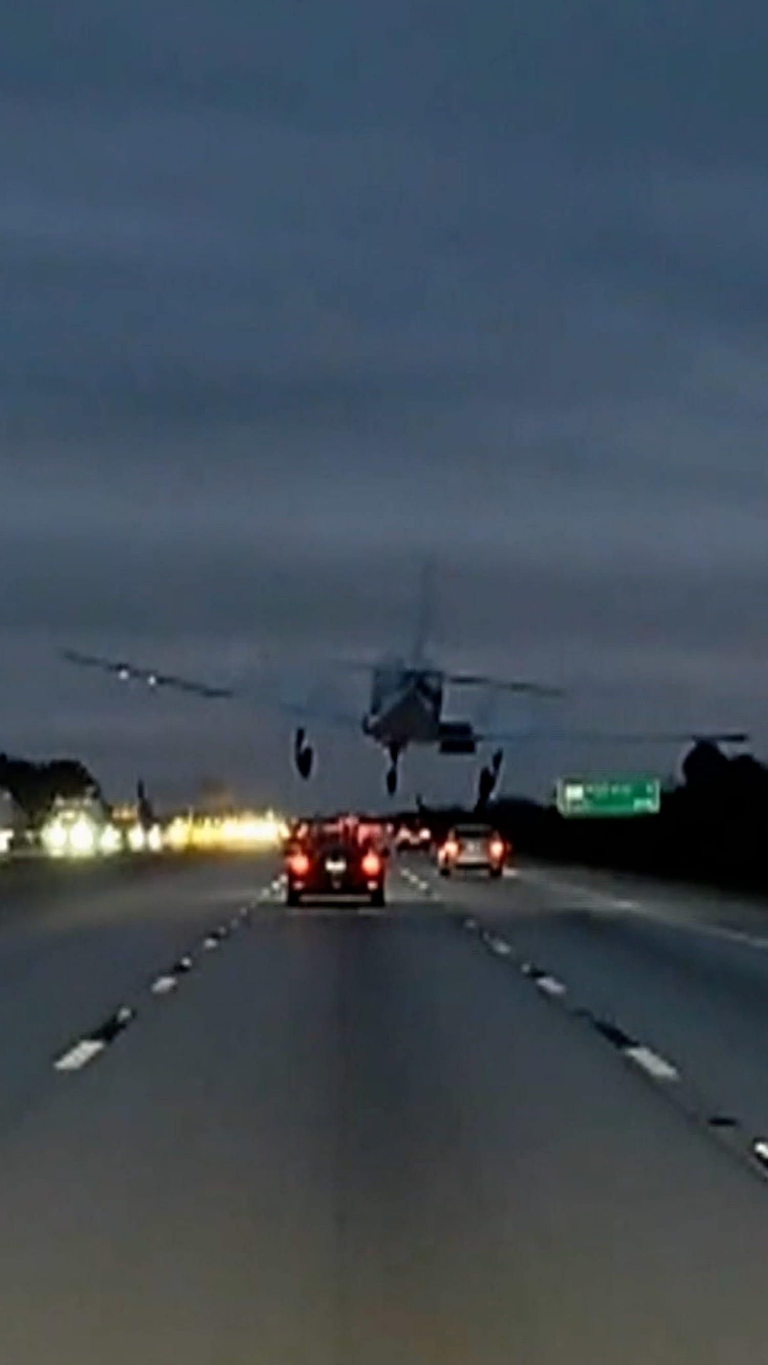 Plane collides with a car on Florida highway