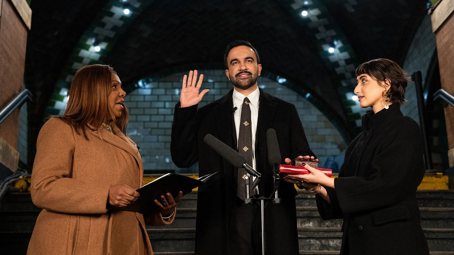 Watch: Zohran Mamdani is sworn in as New York City mayor