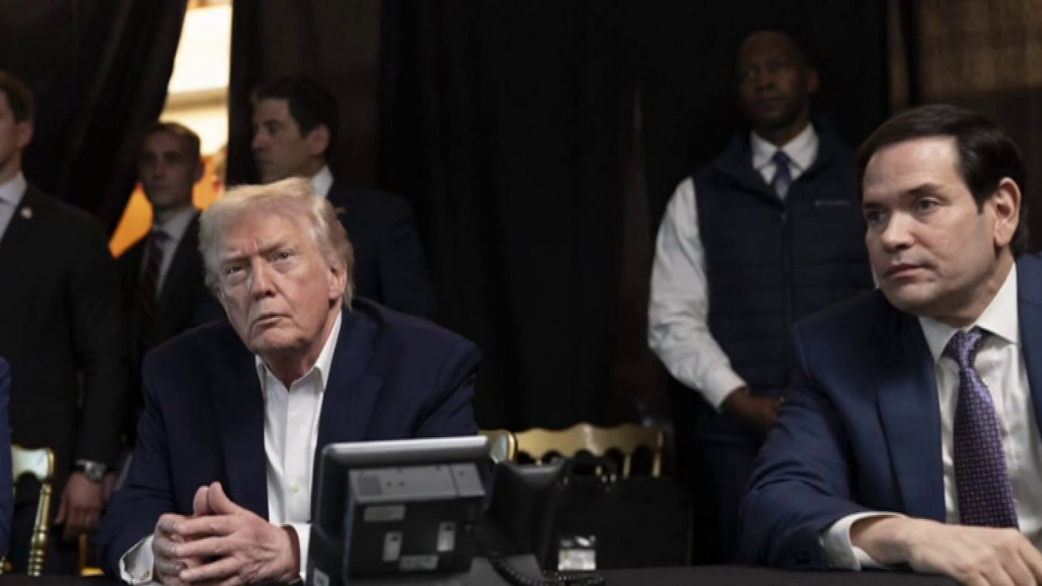 Trump posts photos appearing to show him monitoring Venezuela operation