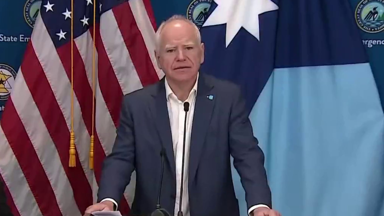 Minnesota governor, Border Patrol officials speak after man killed by federal agents