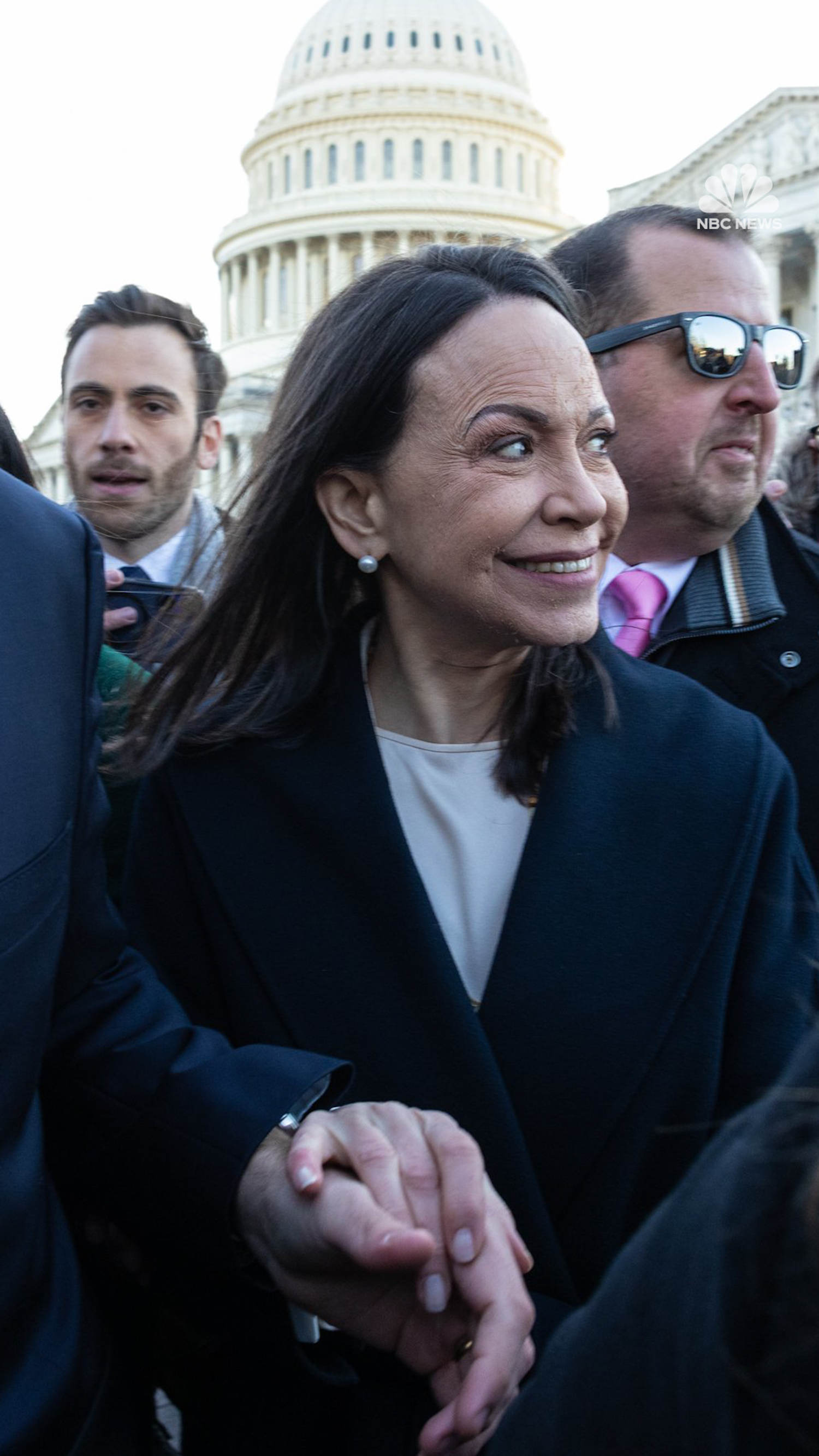 Machado says she 'presented' peace prize to Trump