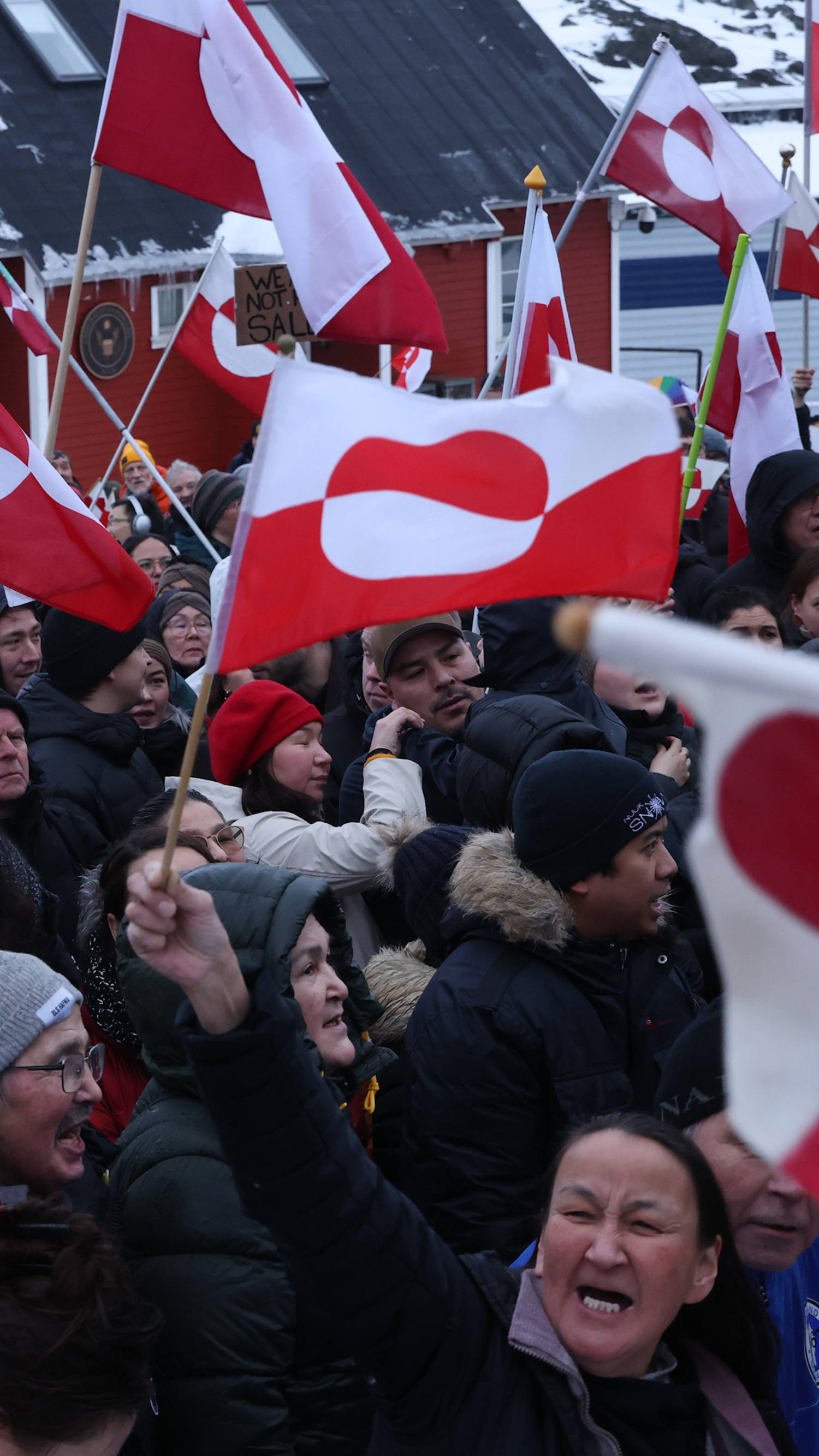 Greenlanders protest Trump's intent to buy territory