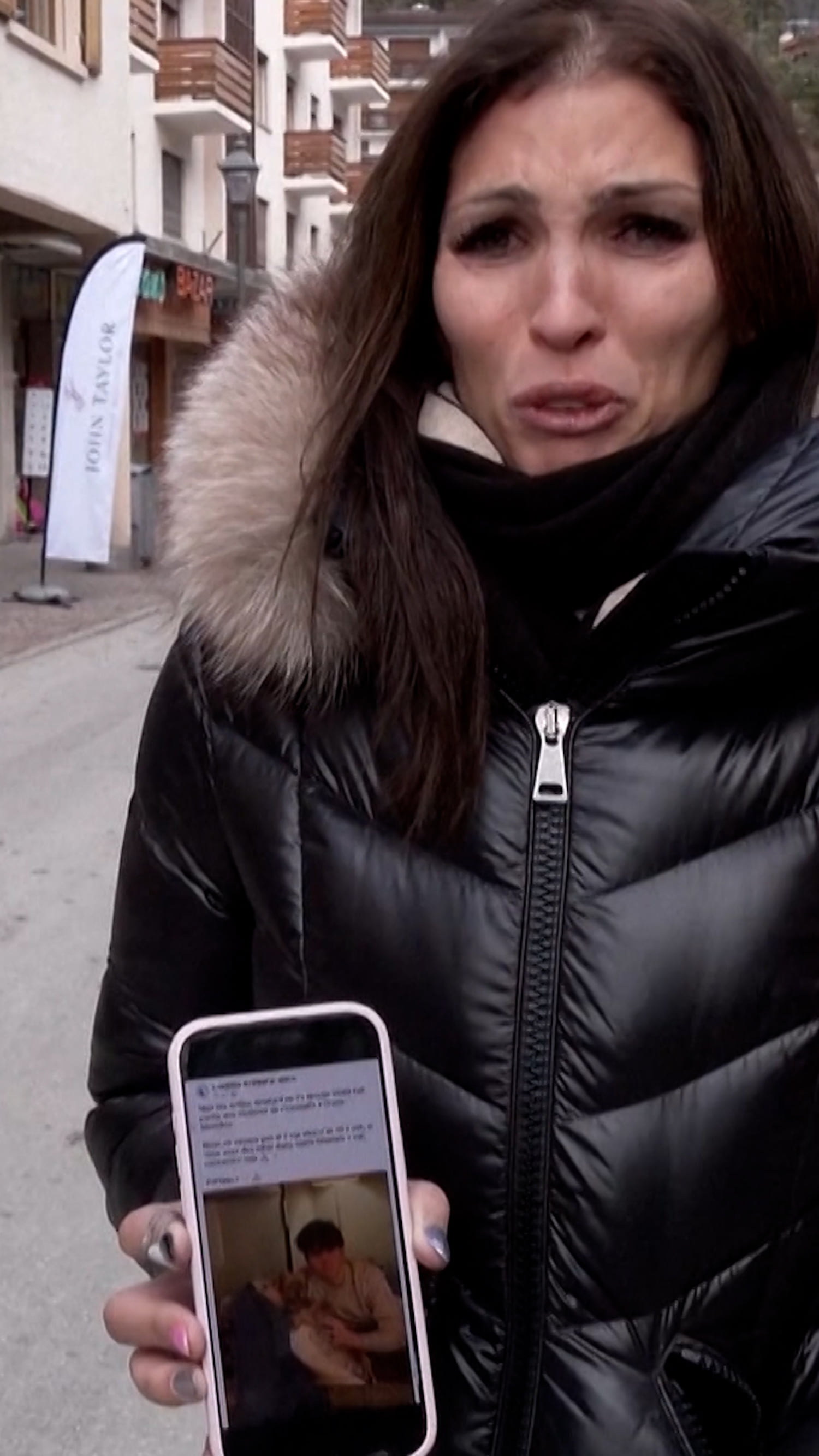 Mother searches for missing son after ski resort fire