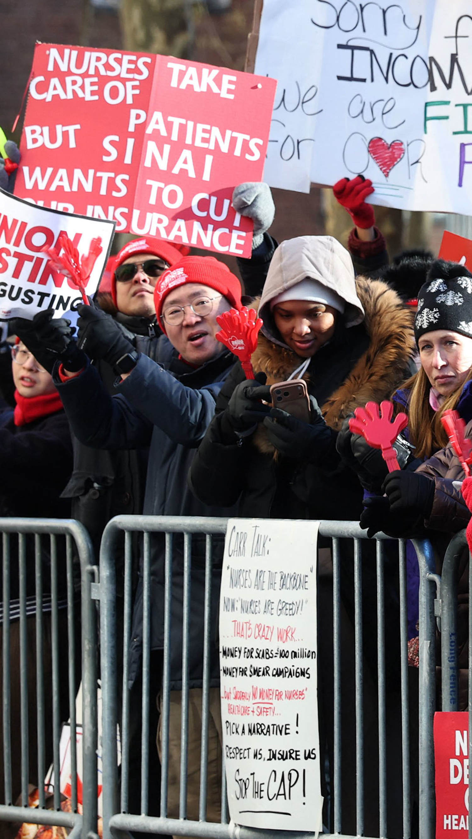 New York nurses go on strike over contract disputes