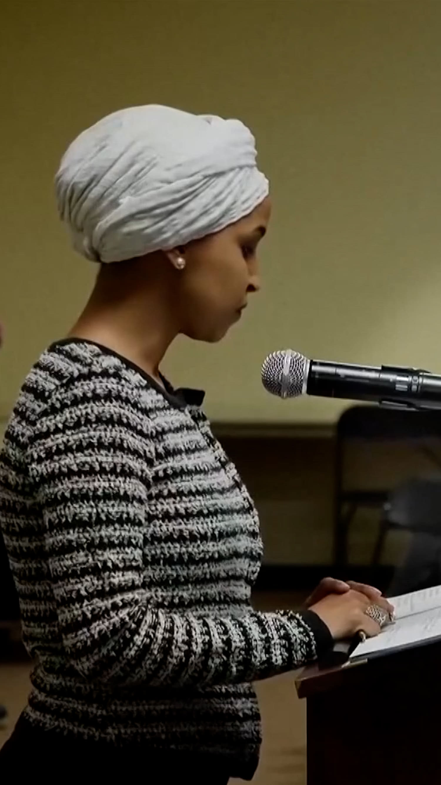 Omar's office told attack liquid was apple cider vinegar