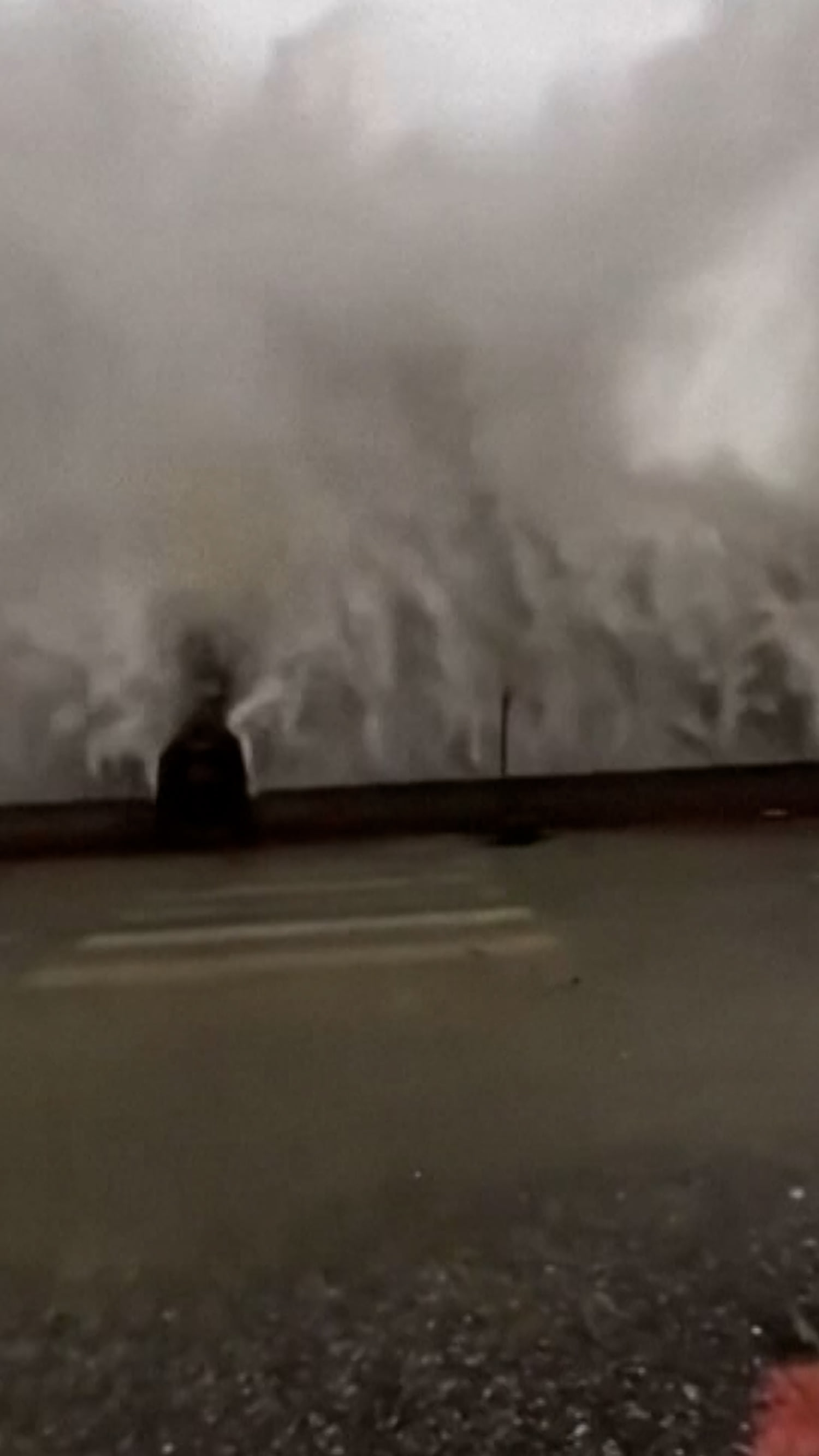 Mayor of Taormina and team struck by rogue wave in storm