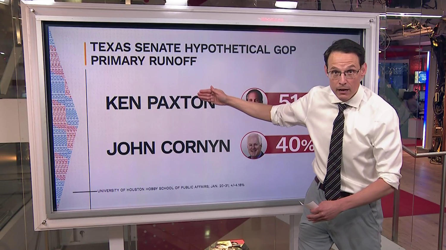 Kornacki: ‘Ultimate X factor’ in Texas GOP Senate primary would be Trump endorsement