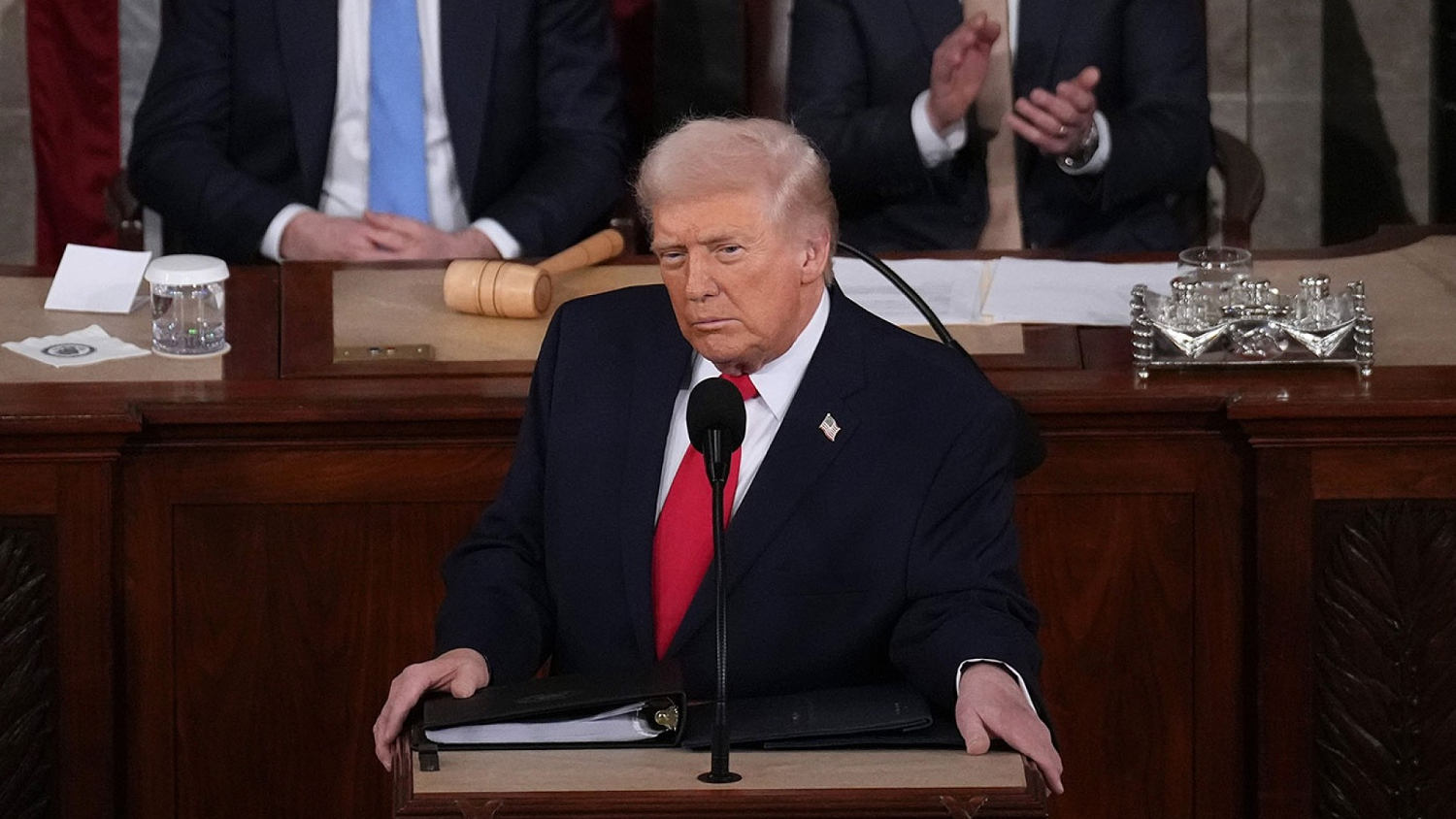 Trump touts stock market highs, gas prices and inflation