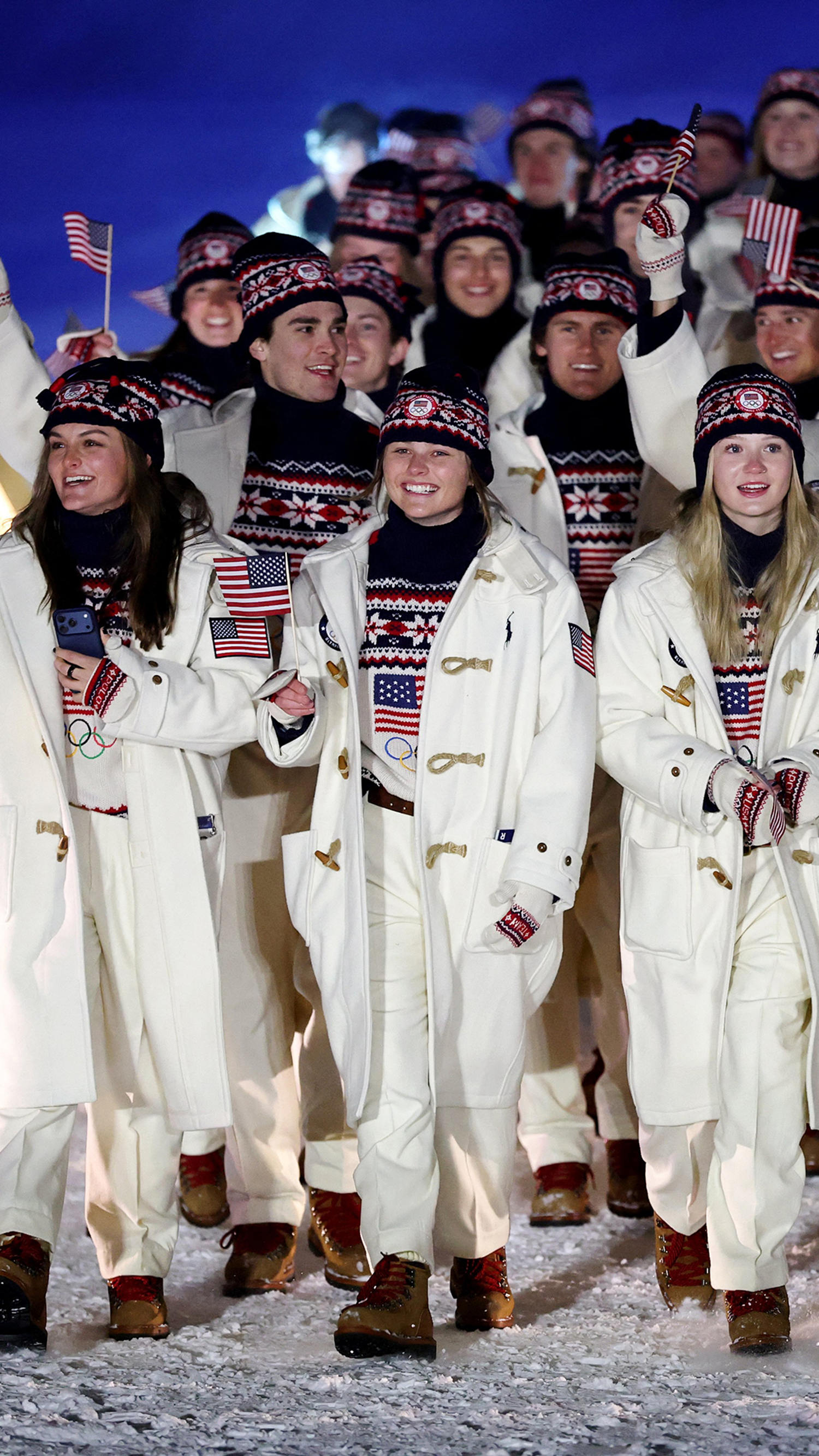 Team USA makes grand entrance at opening ceremony