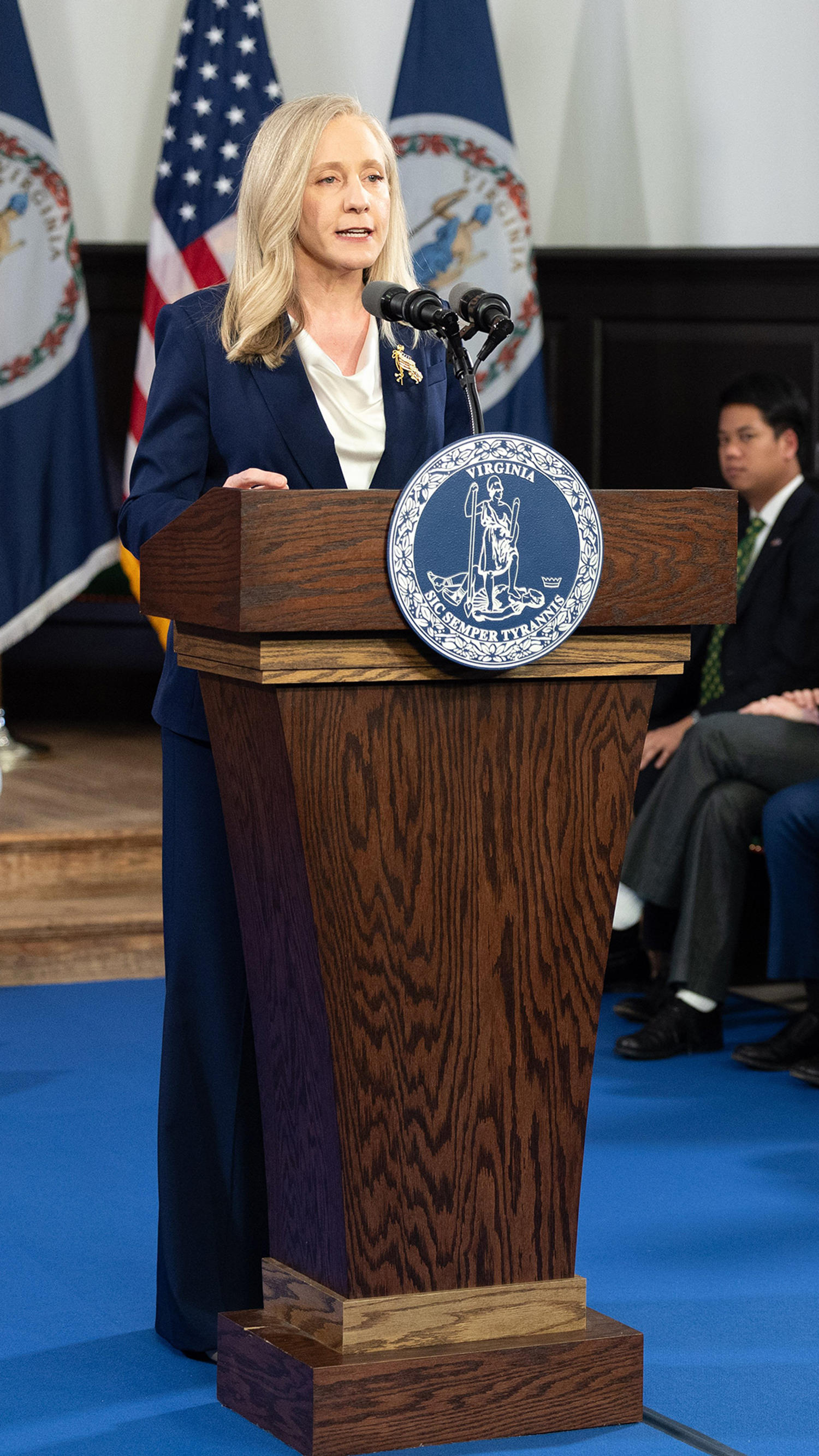 Spanberger accuses Trump of ‘enriching himself’