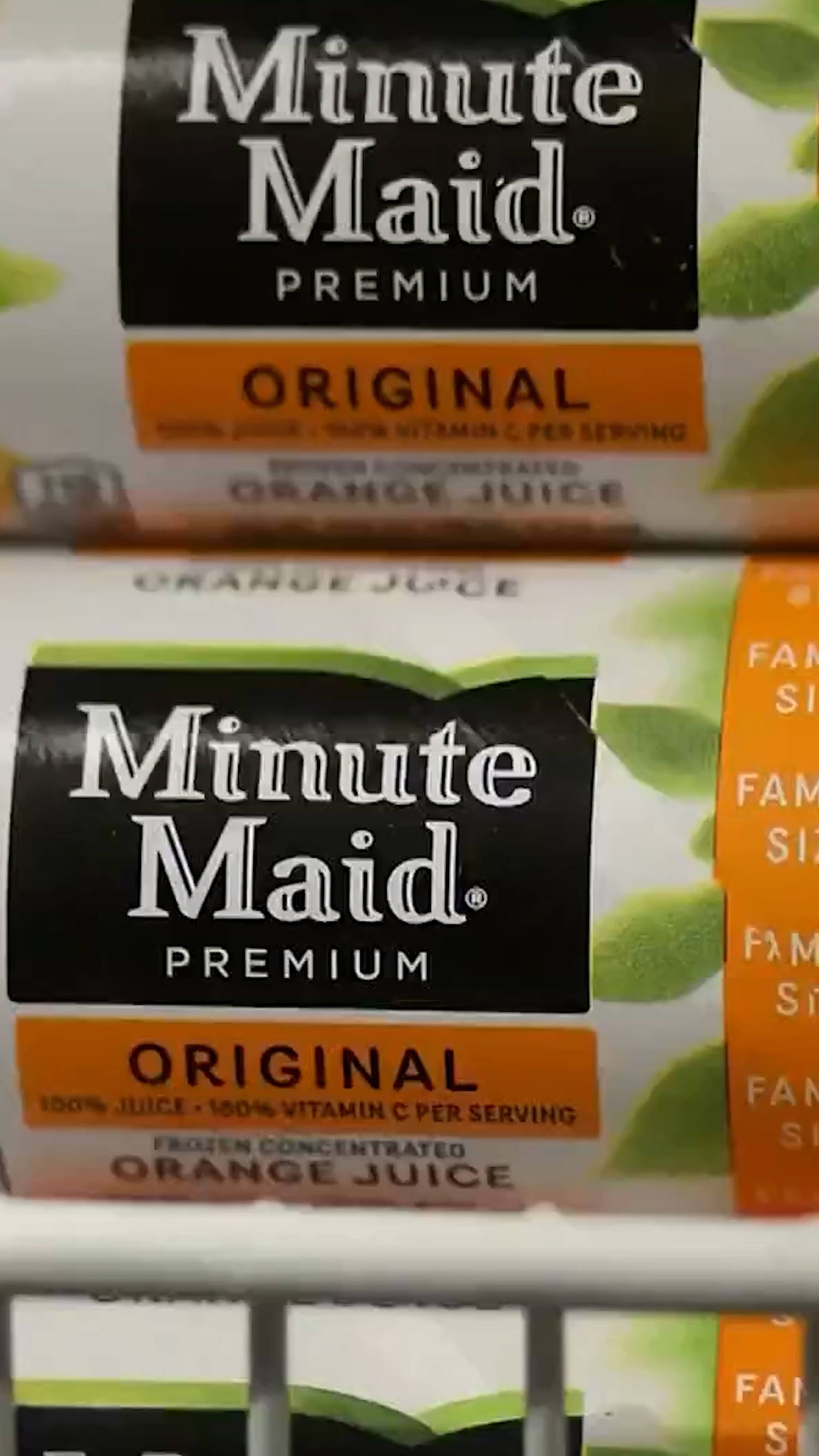Minute Maid discontinues frozen juice concentrate