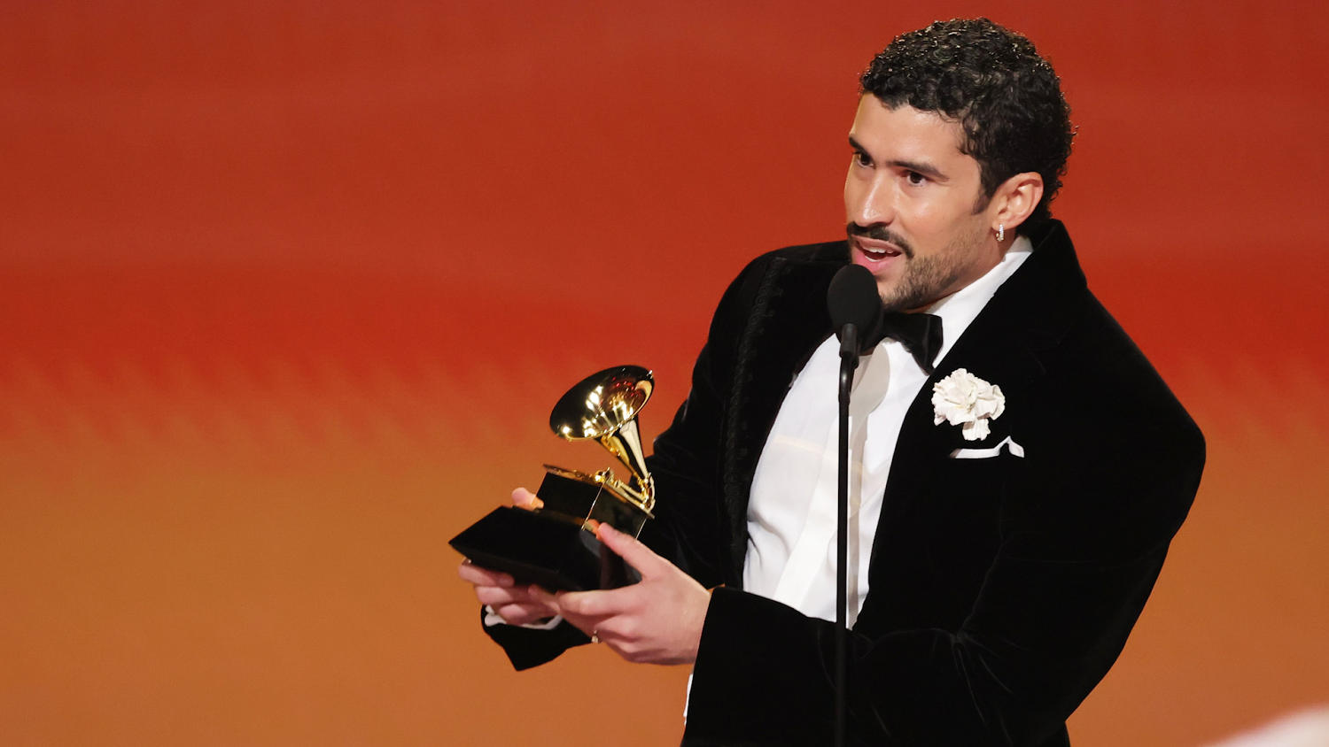 Bad Bunny calls for ‘ICE OUT’ during Grammys