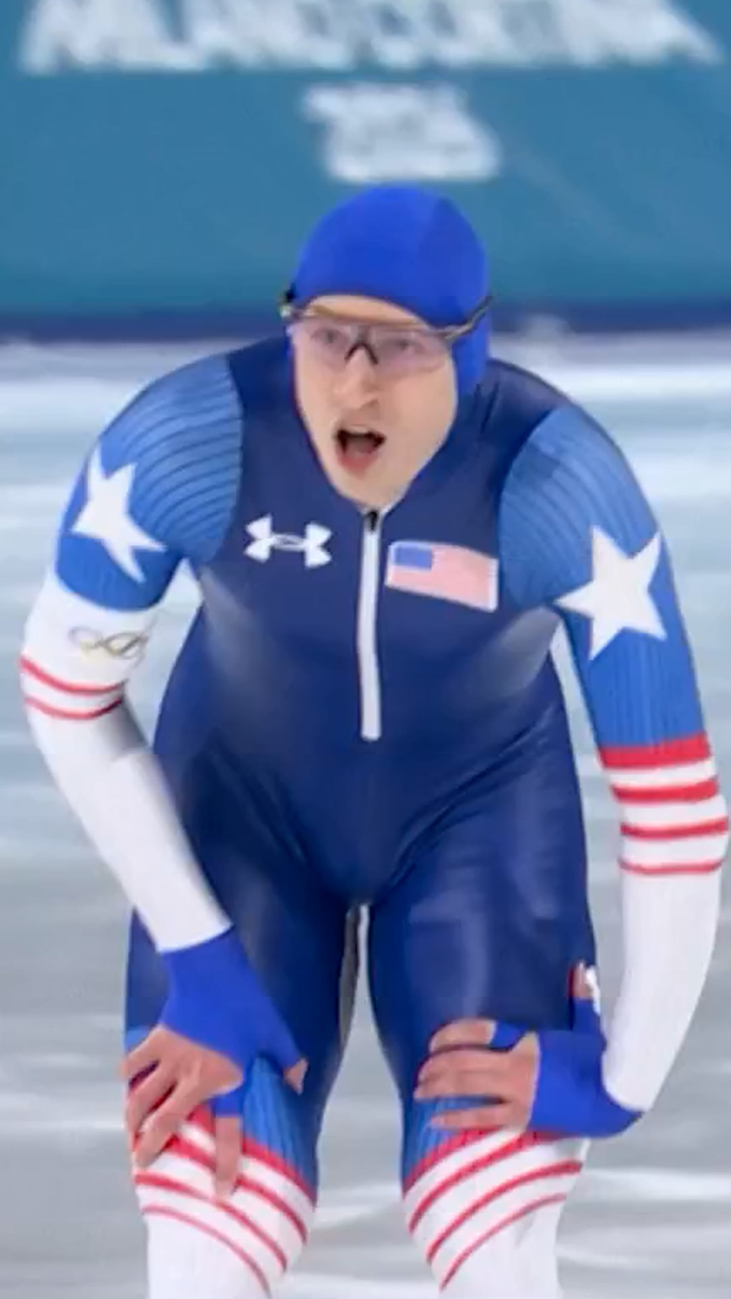American Jordan Stolz takes gold in  speedskating