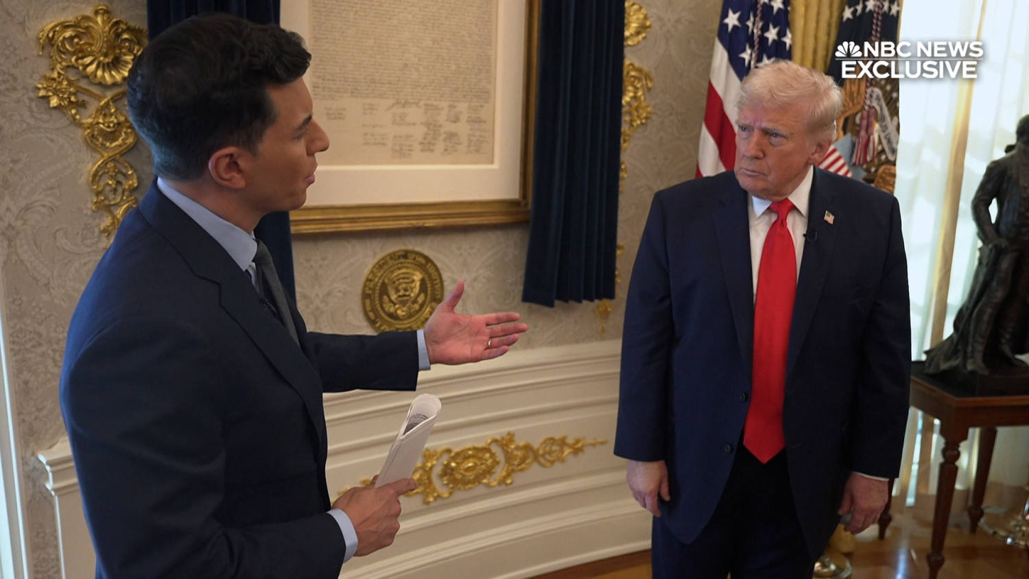 Trump says Iran’s supreme leader ‘should be very worried’ amid rising tensions