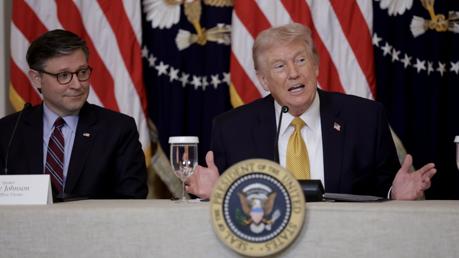 Trump discusses planned renovations for the Kennedy Center