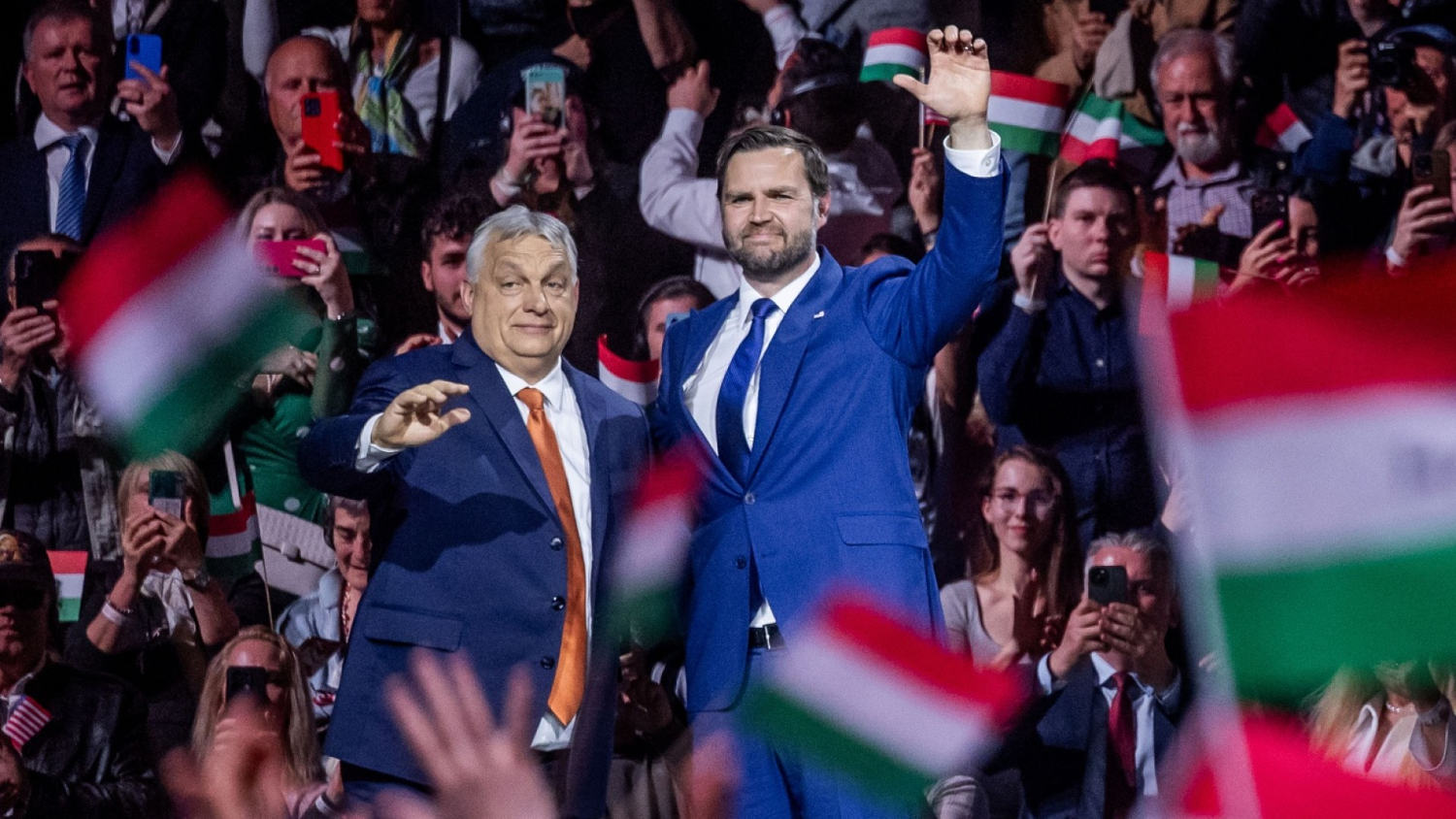 Vance stumps for authoritarian leader Viktor Orban ahead of Hungary’s national election