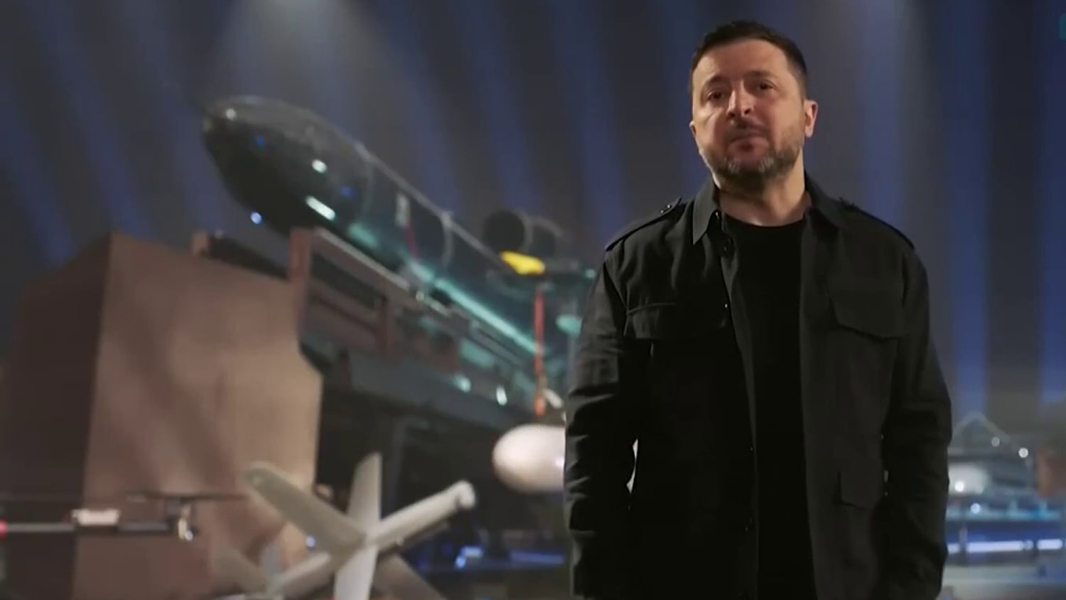 Ukrainian president says robots captured territory from Russian soldiers