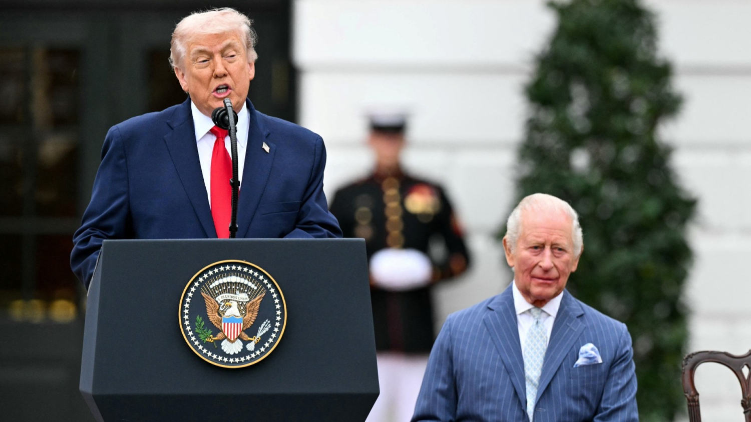 Trump welcomes King Charles: 'Wounds of war healed into the most cherished friendship'