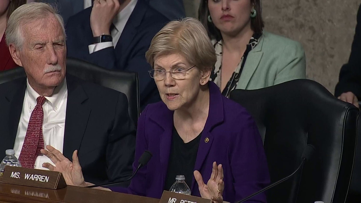 Warren questions Hegseth about insider trading around Iran war developments