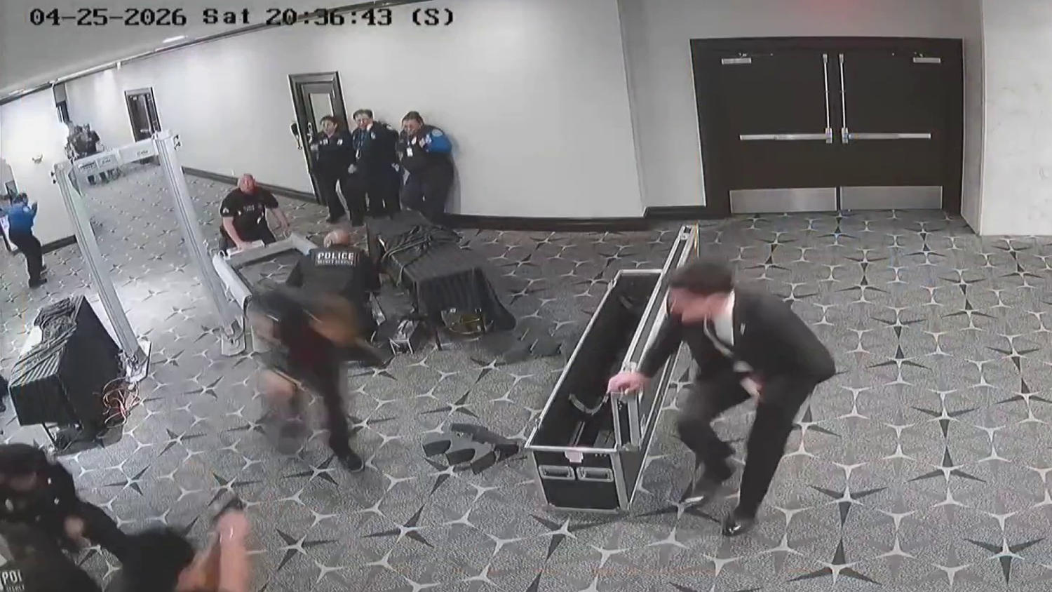 DOJ releases new video showing Correspondents’ Dinner suspect running through security