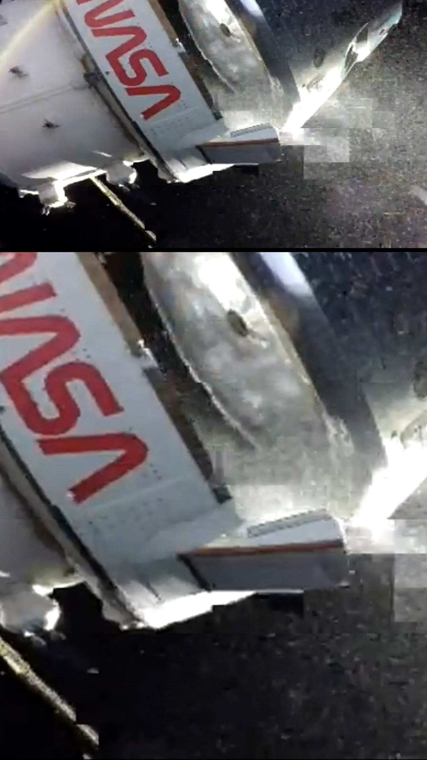 Orion crew module separates from service module