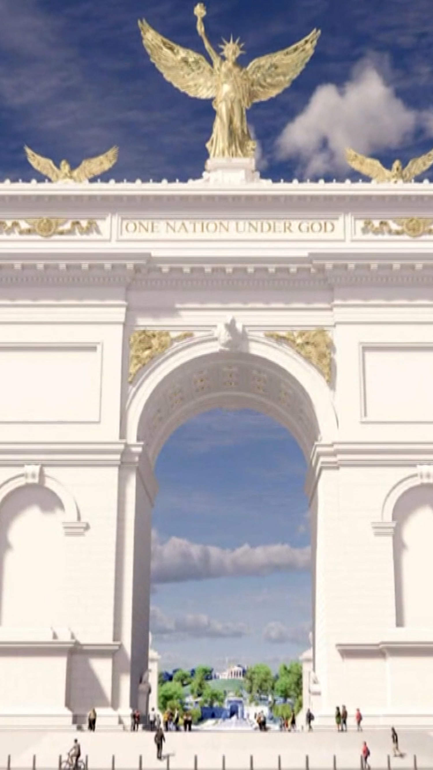 Trump releases designs for proposed D.C. arch