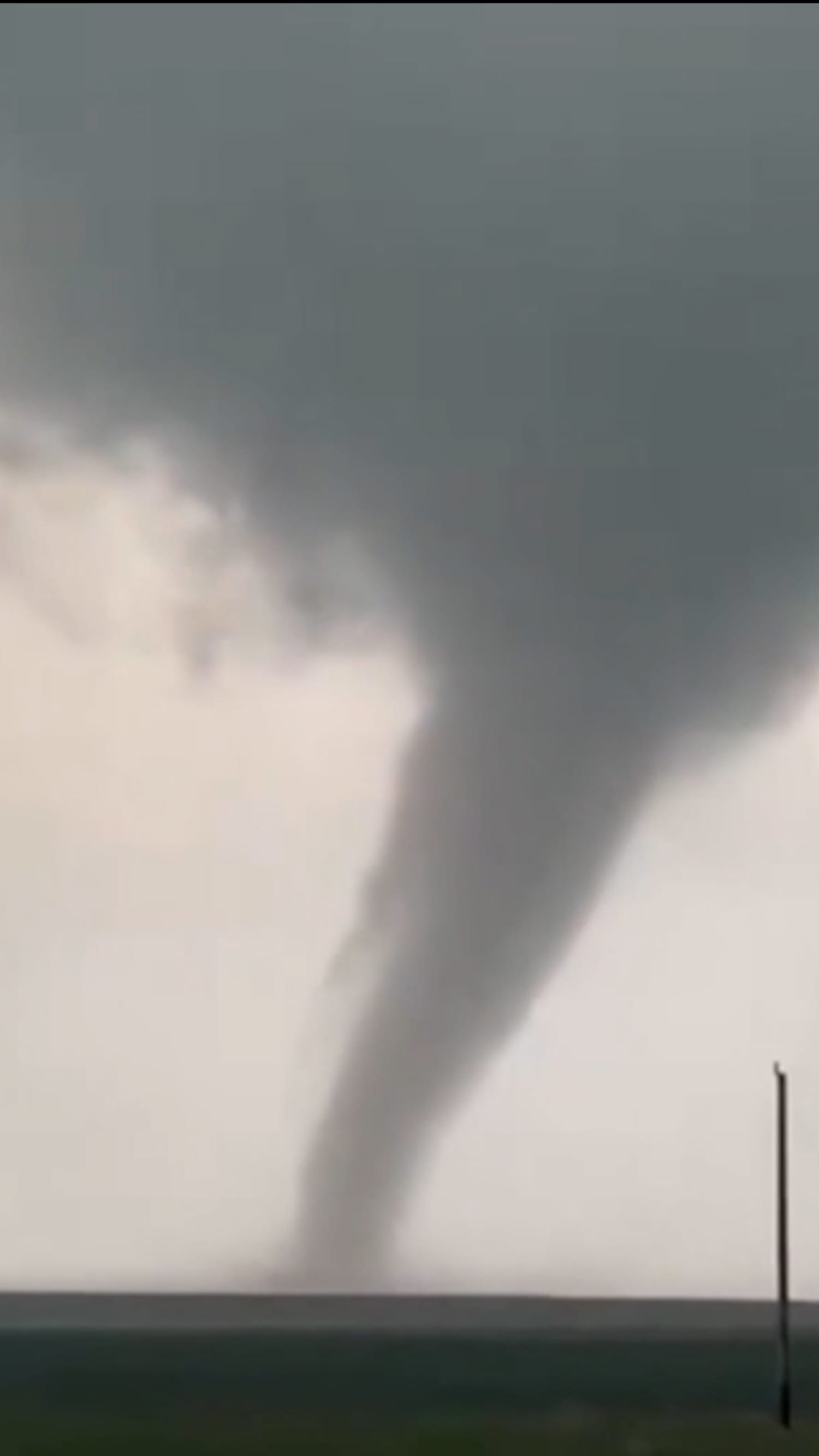 Videos show tornadoes and hail hitting Texas, Oklahoma