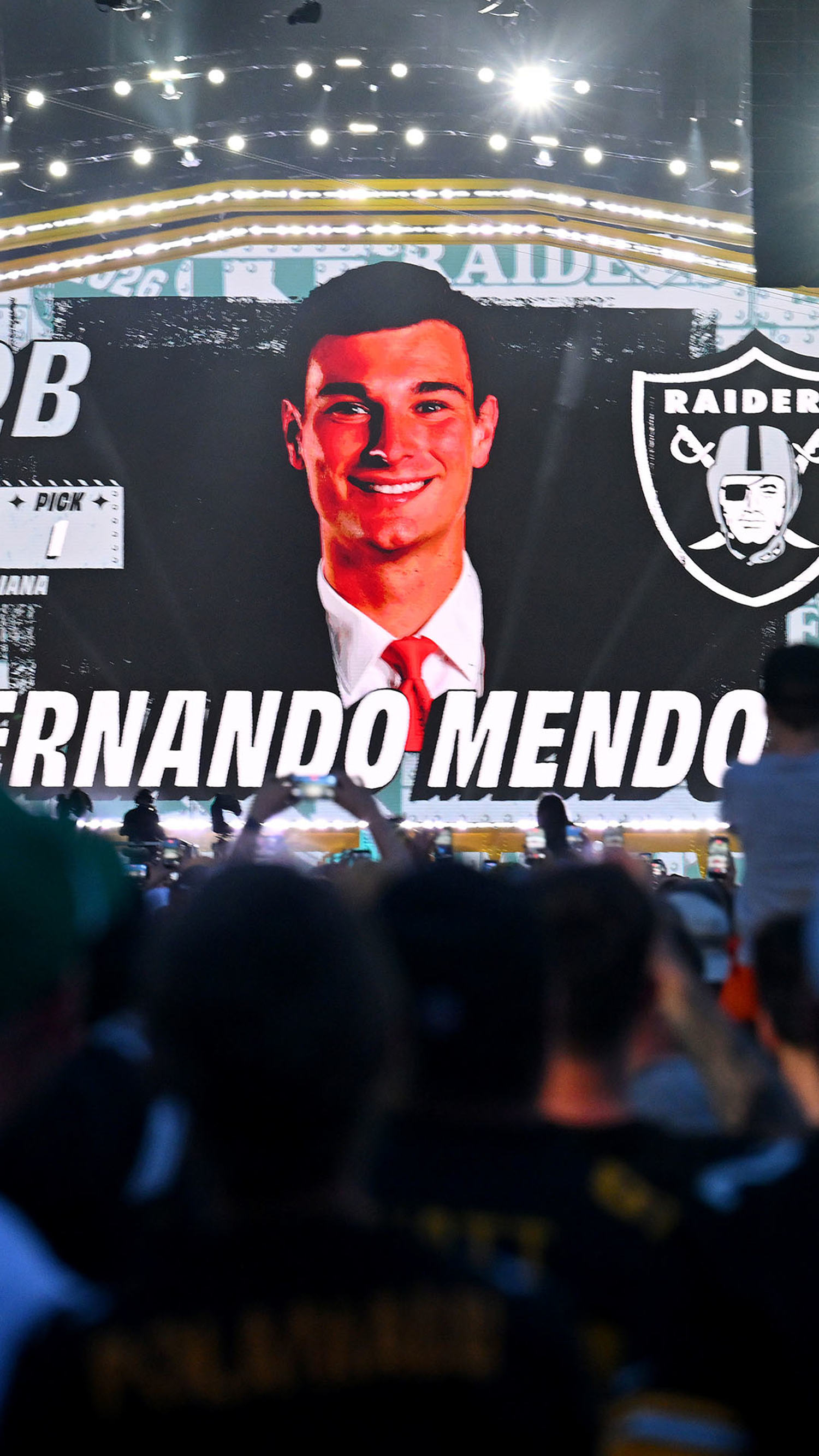Fernando Mendoza selected first overall in NFL draft