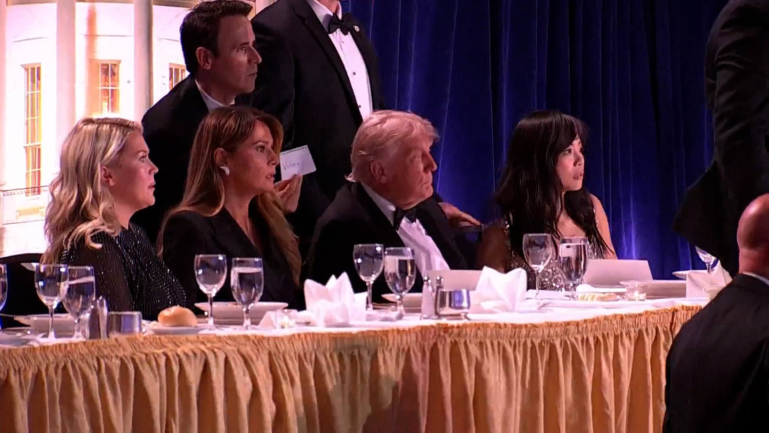 Watch as Trump is evacuated from the White House Correspondents' dinner