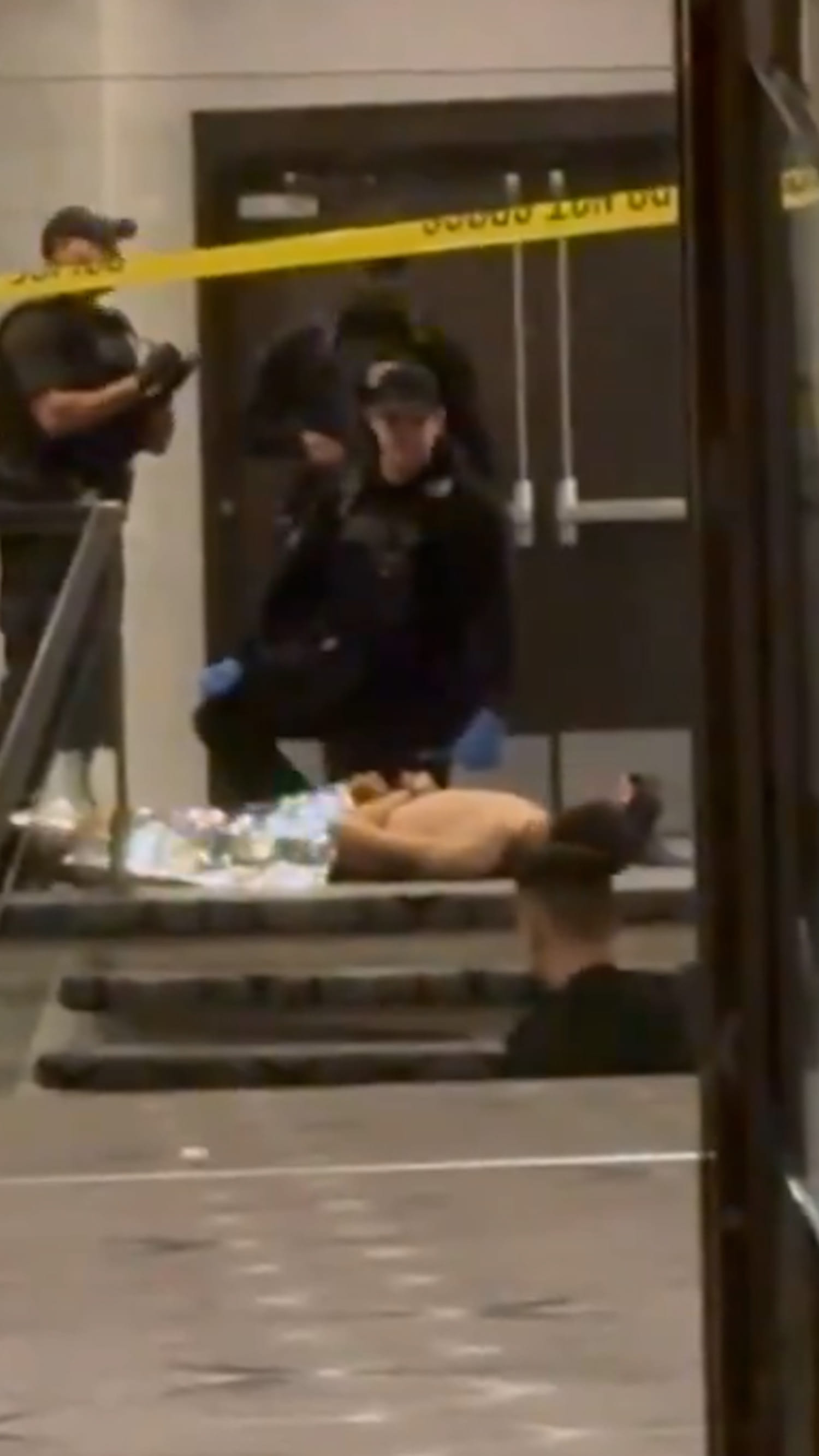 Video shows suspect from WHCD shooting detained by officials