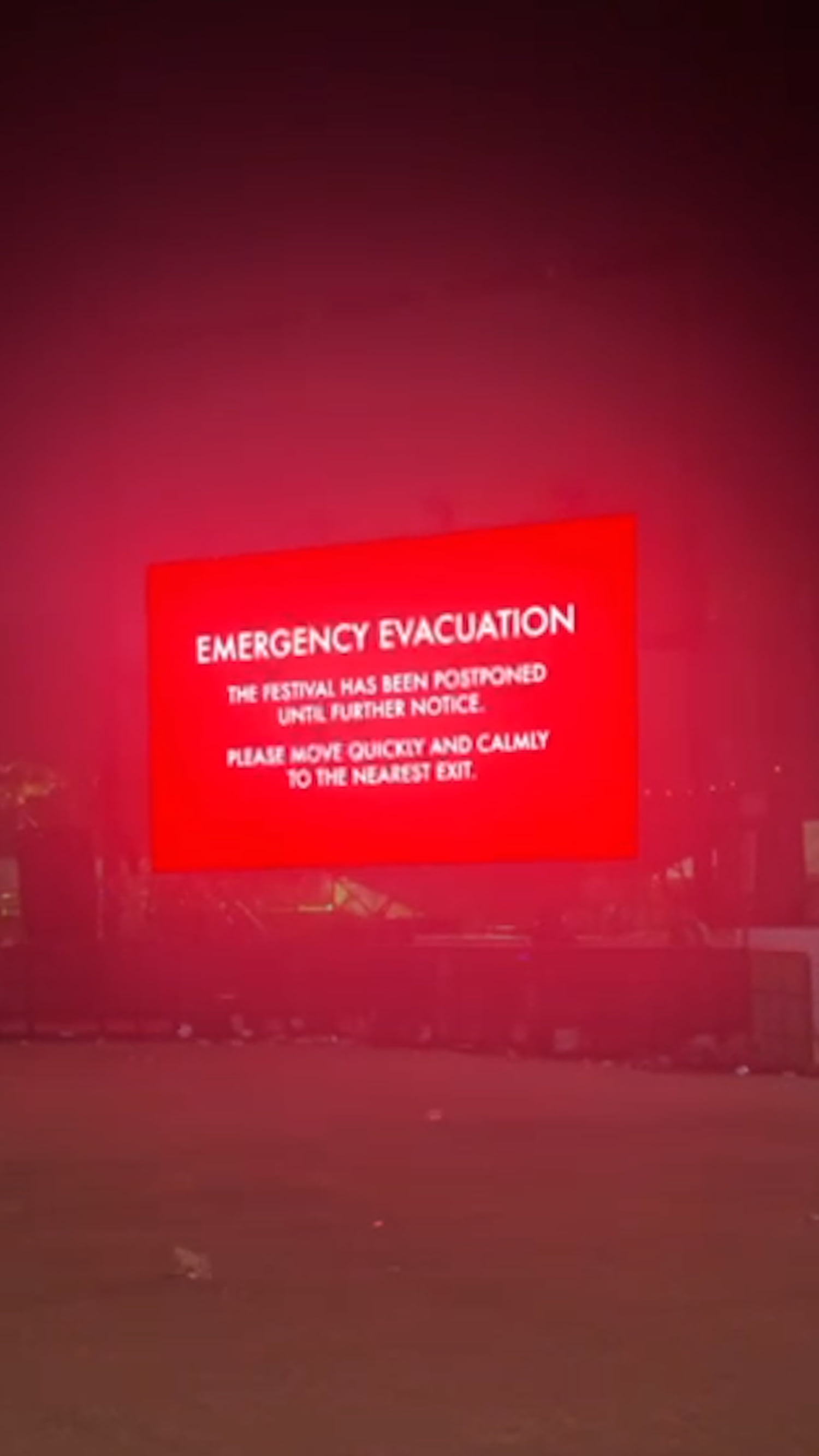 Severe weather led to evacuation at Stagecoach festival