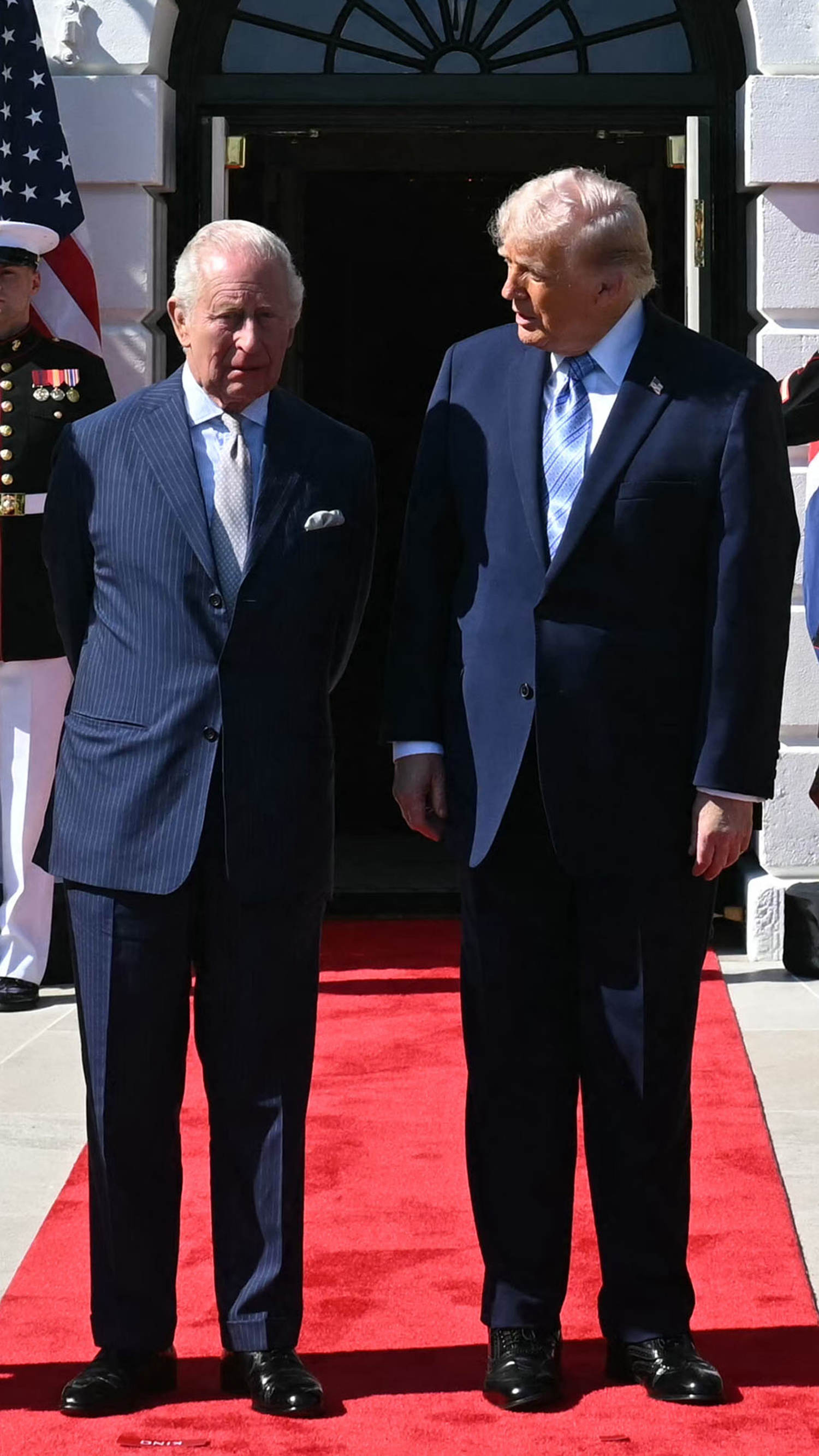 Trumps welcome King Charles and Queen Camilla