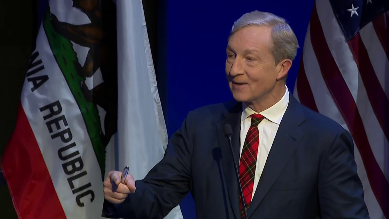 Steyer only candidate who supports California wealth tax during debate