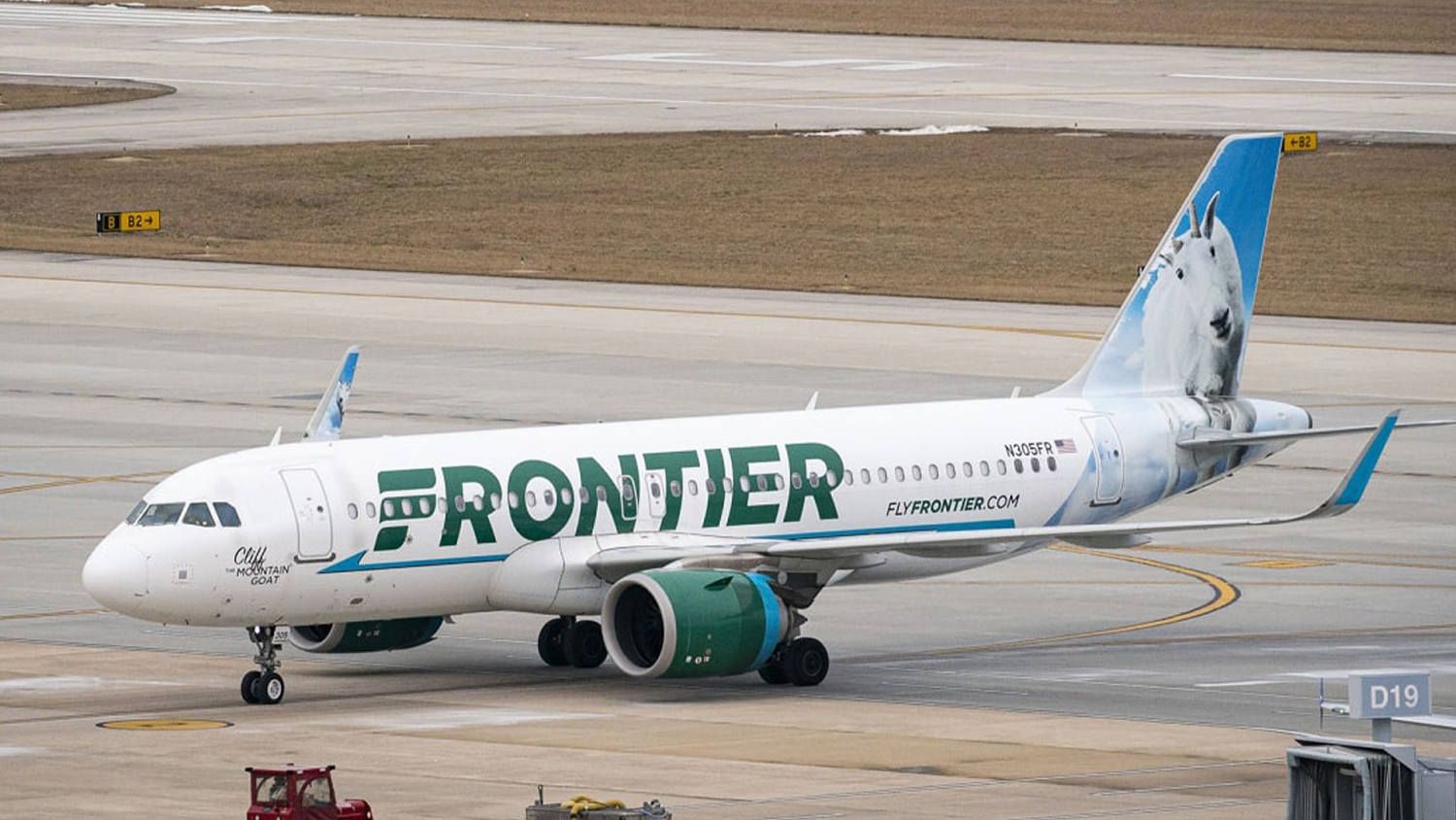 Frontier Plane Aborts Takeoff After Hitting a Person on the Runway