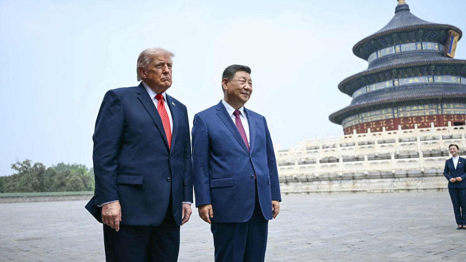President Trump visits Temple of Heaven following historic U.S.-China summit