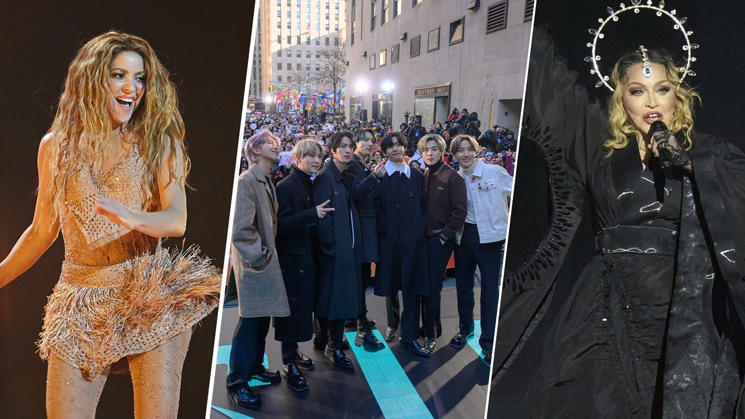 Shakira, Madonna BTS to Headline World Cup Final Halftime Show