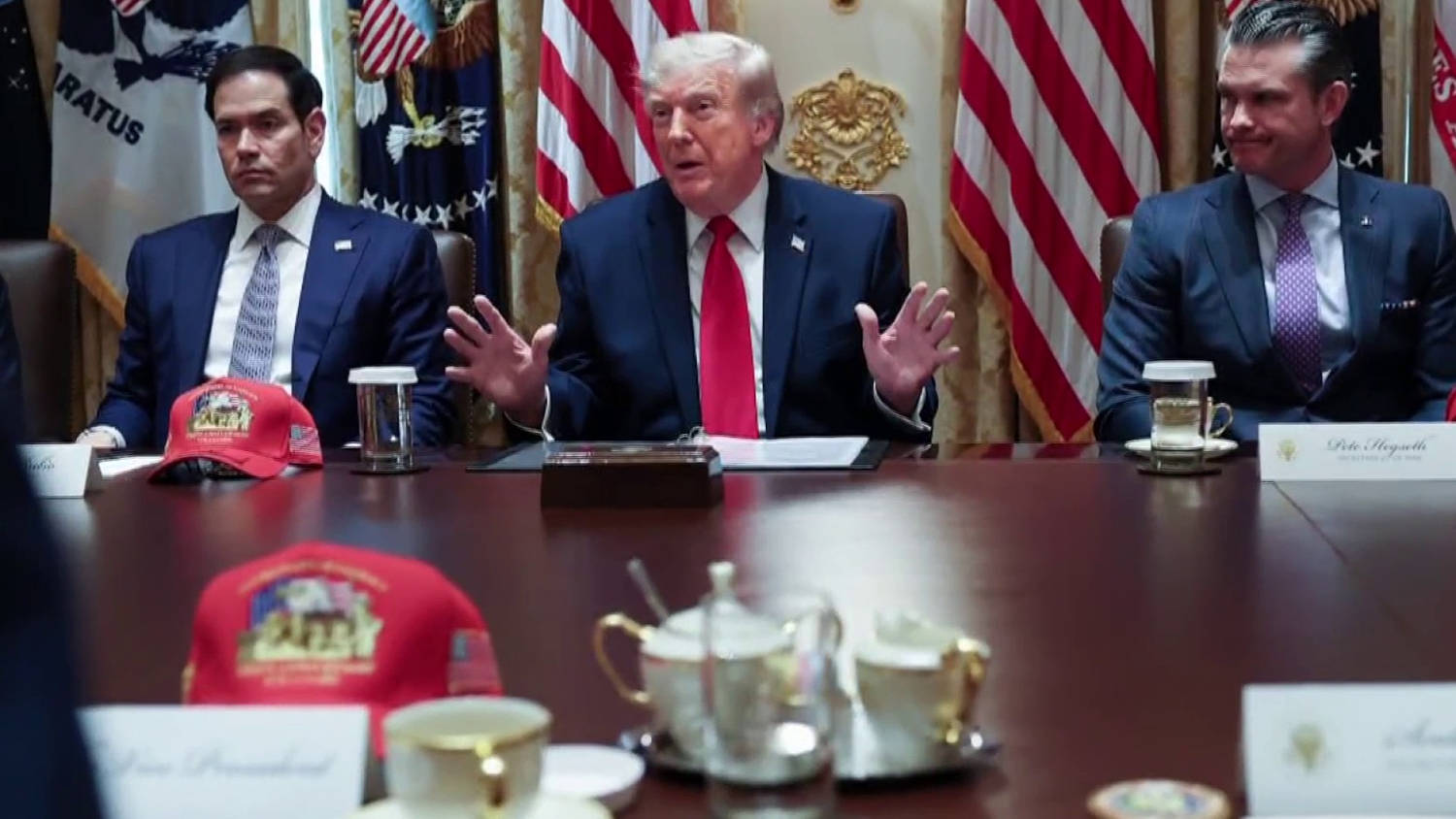 Trump says he’s not thinking about politics during Iran nuclear talks