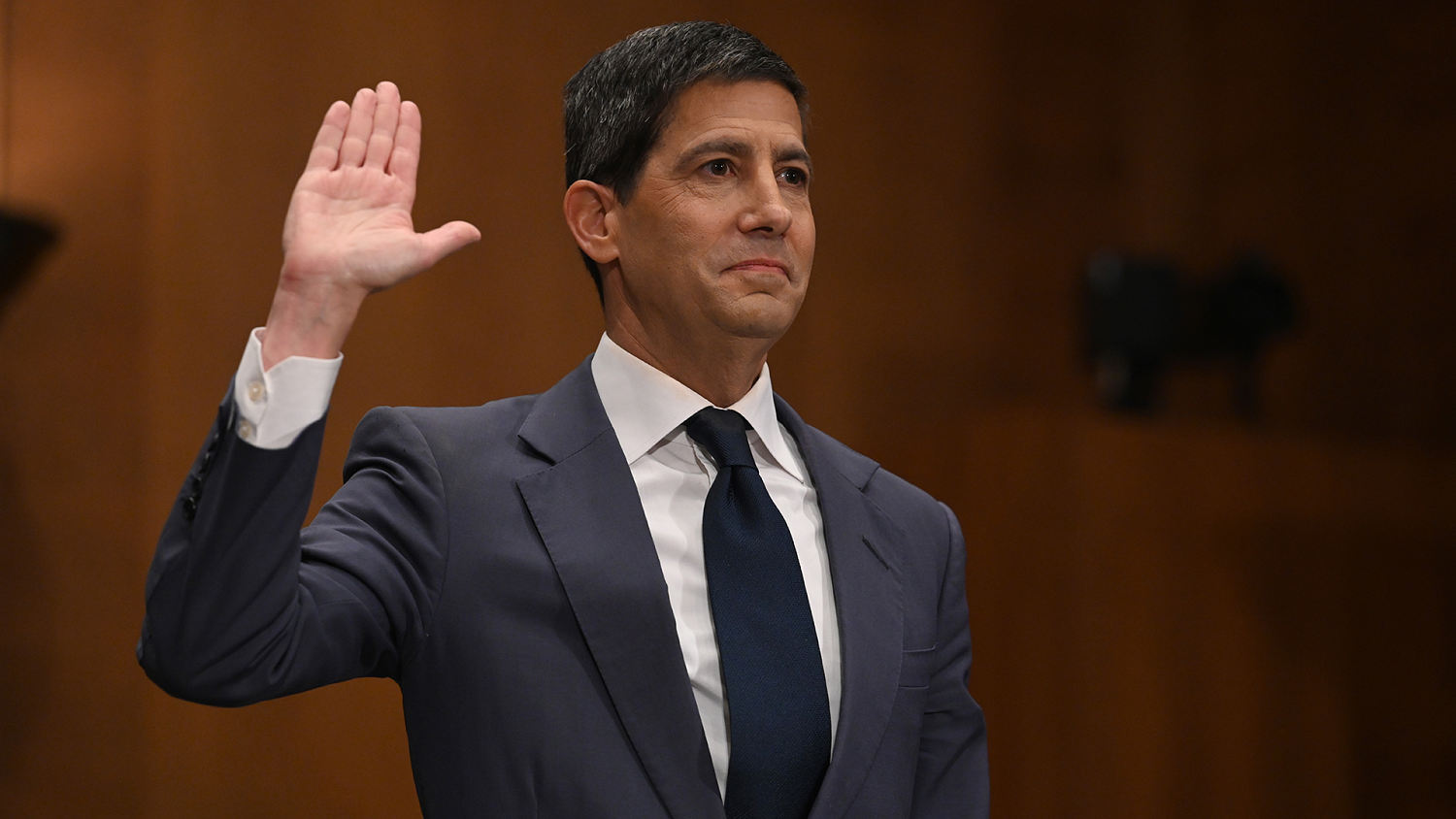 Trump participates in swearing-in ceremony for Kevin Warsh as new Federal Reserve chair