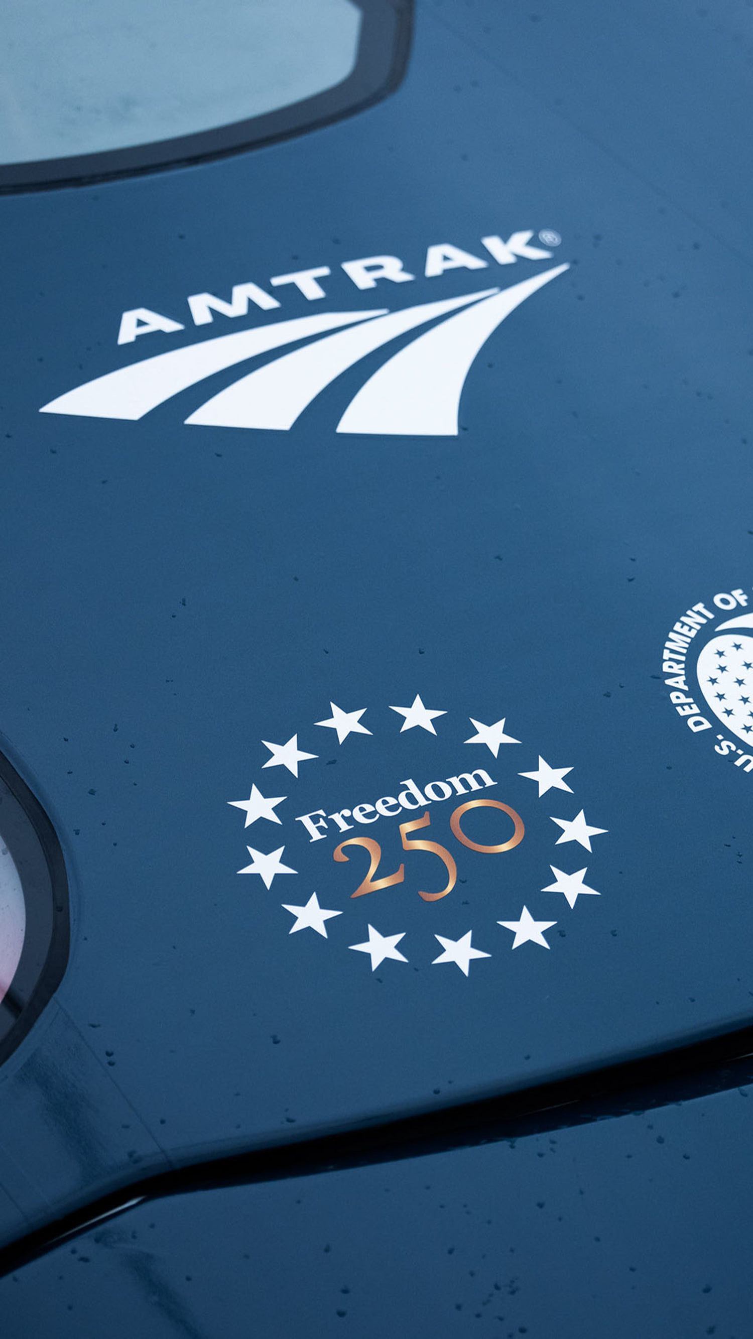 Amtrak unveils Freedom 250 train