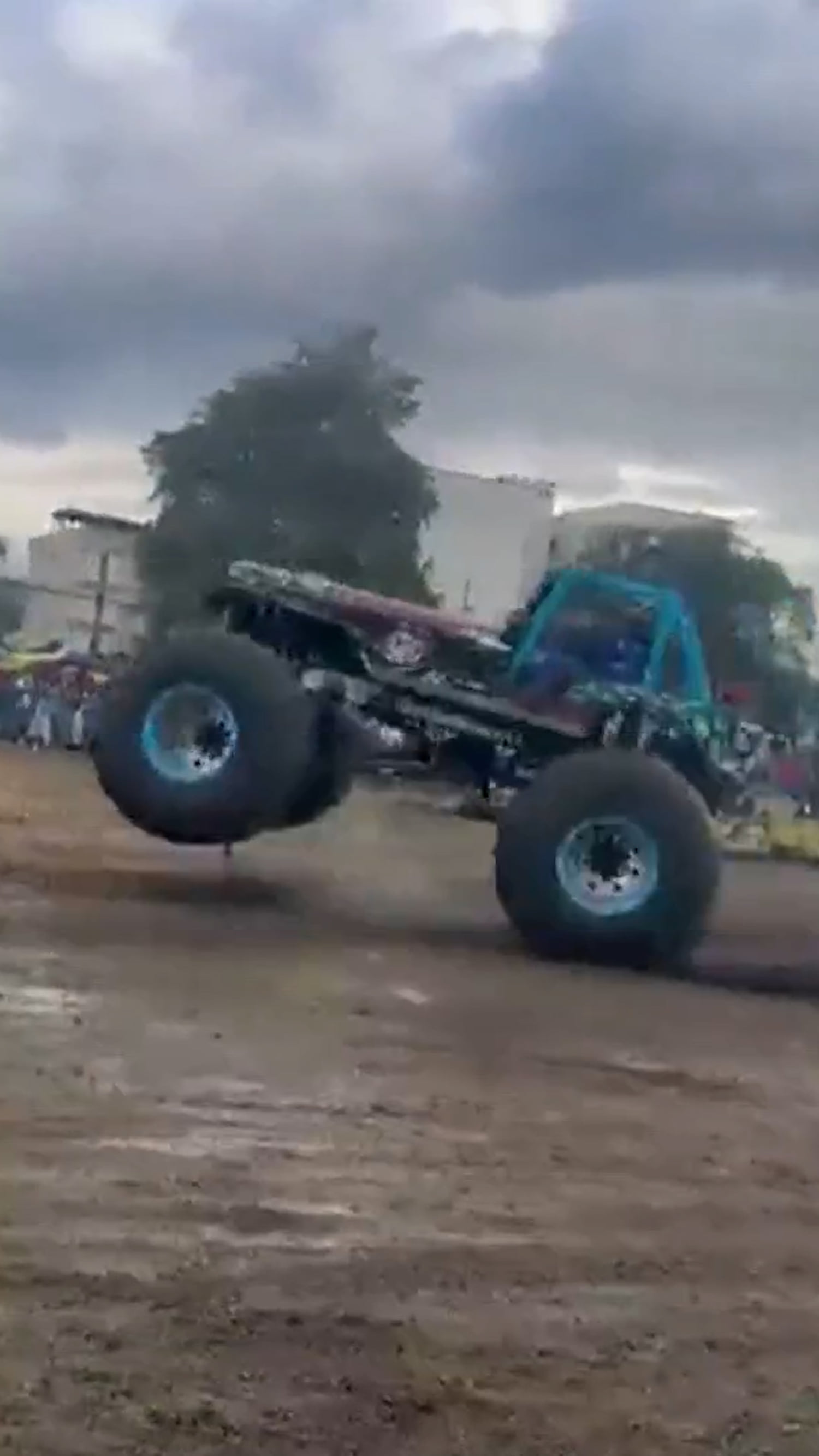 Two dead after monster truck crashes into crowd