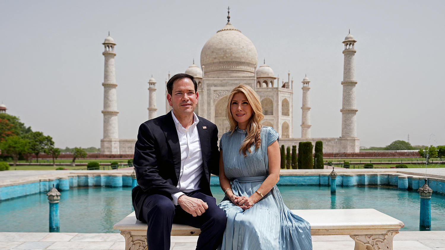 Rubio tours India’s famed Taj Mahal amid strained trade relations
