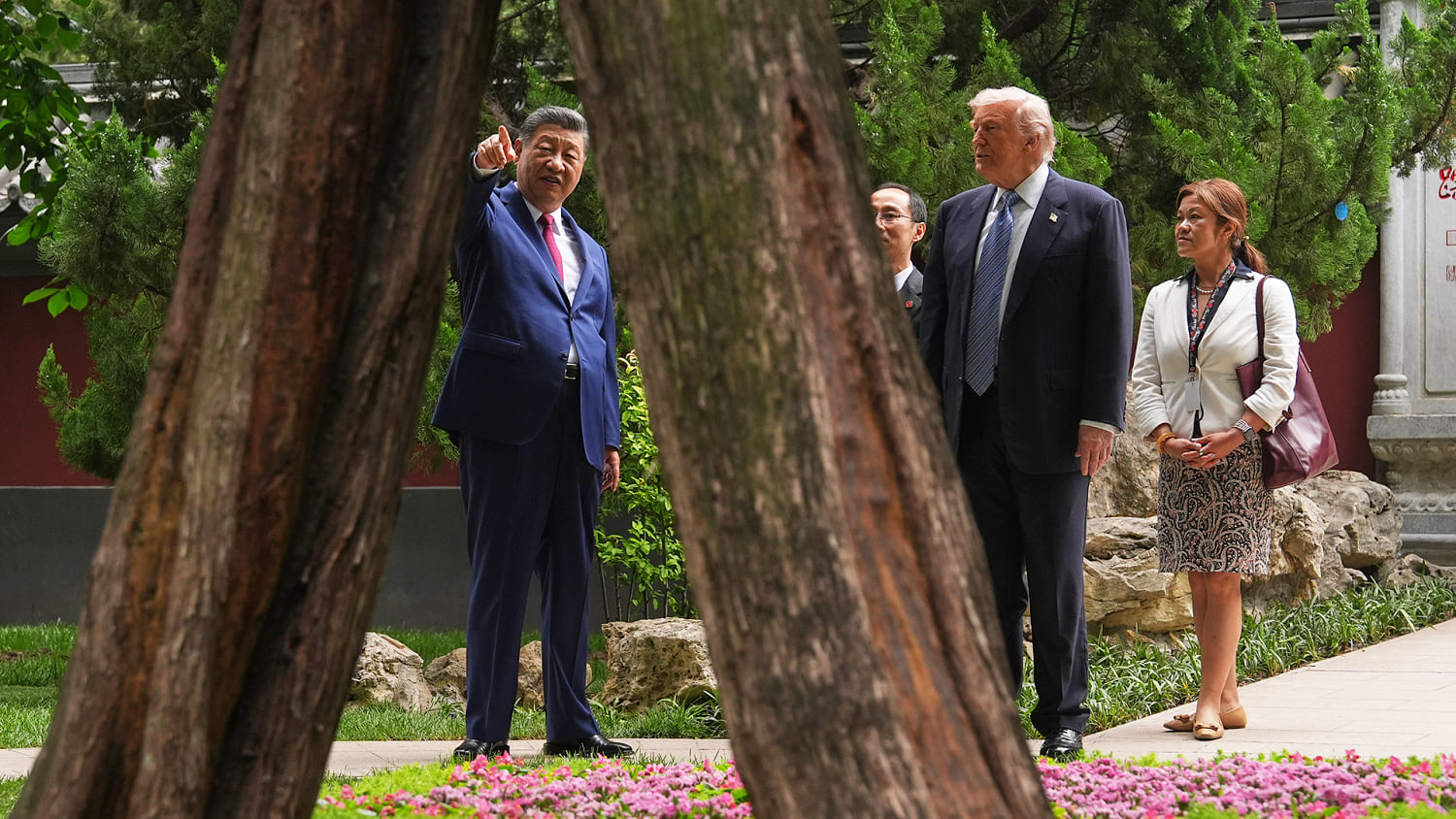 Xi gives Trump rare tour of secret garden at heart of Chinese government