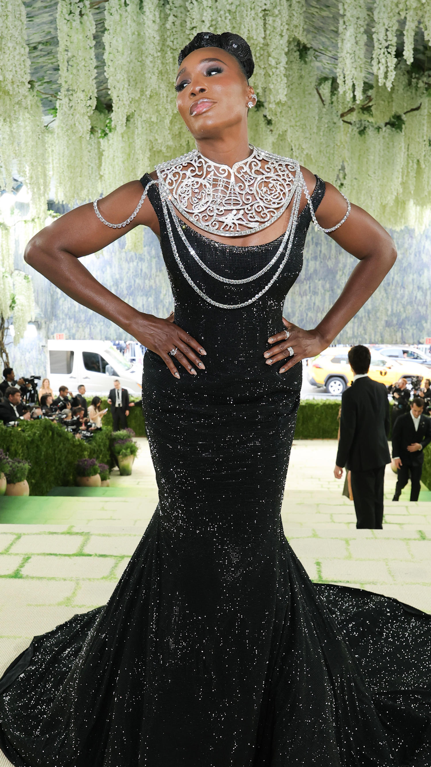 Venus Williams sparkles on Met Gala carpet