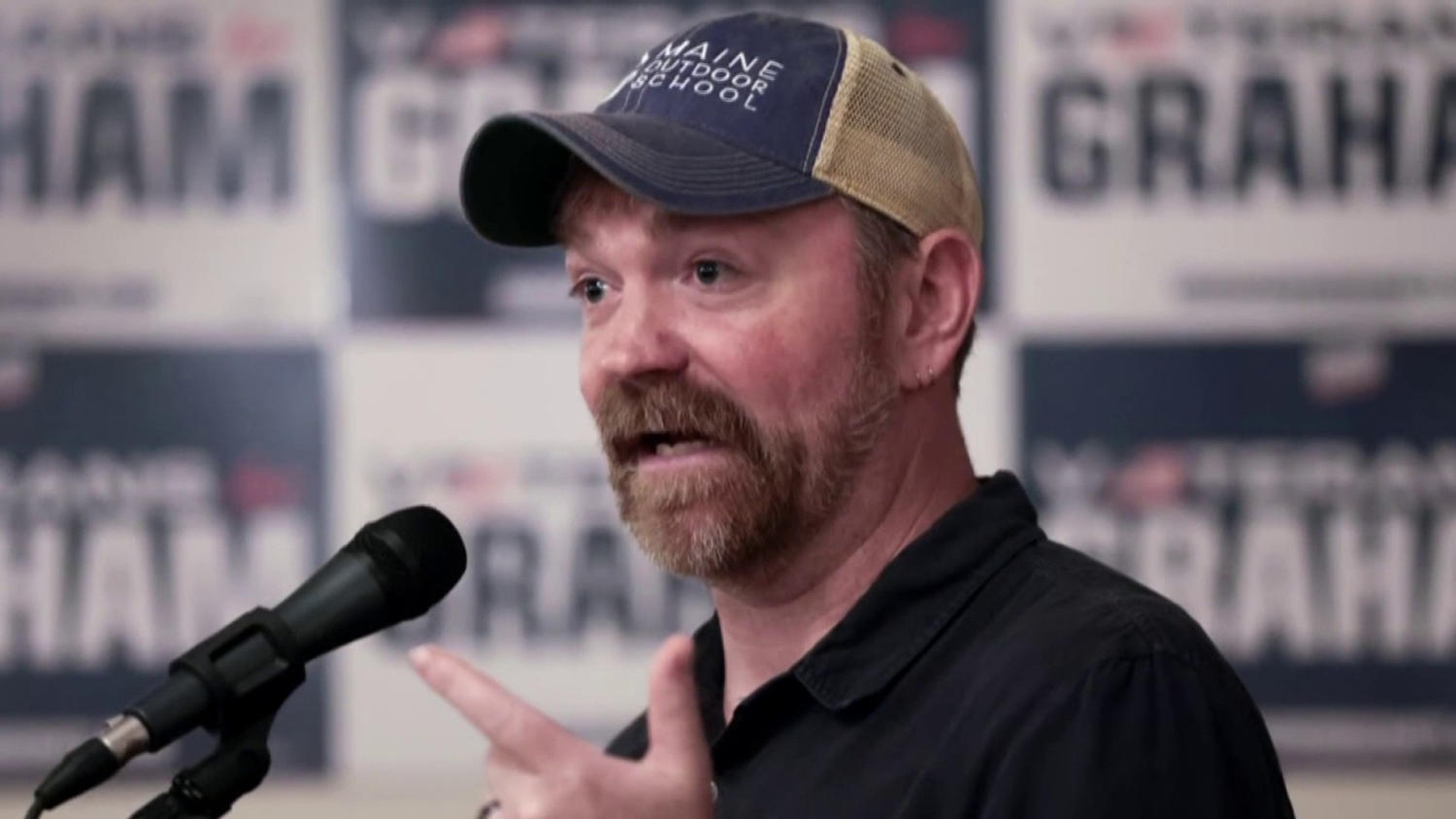 Maine Senate candidate Graham Platner defends his past on campaign trail