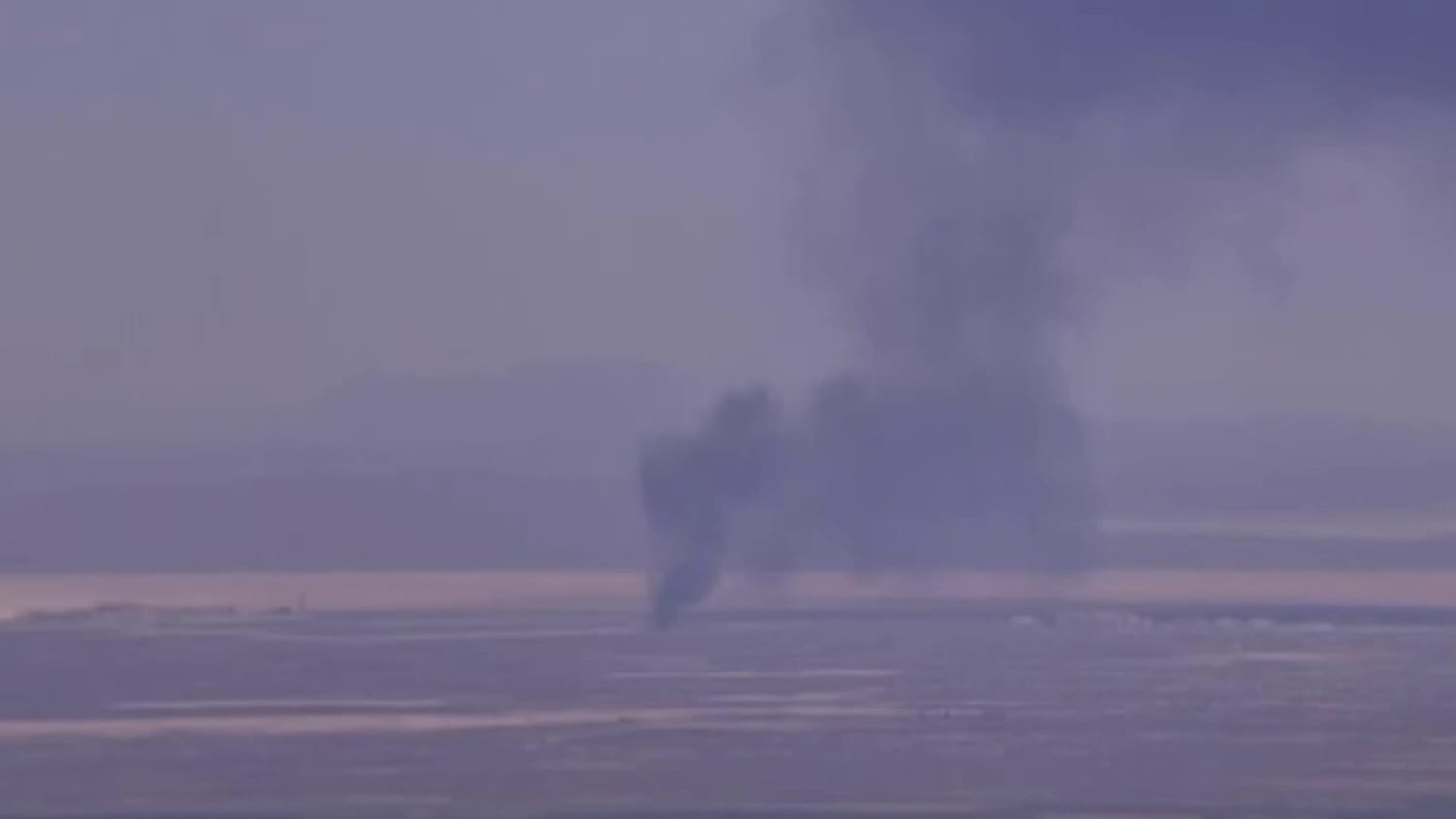 B-52 bomber crashes on takeoff at California Air Force base