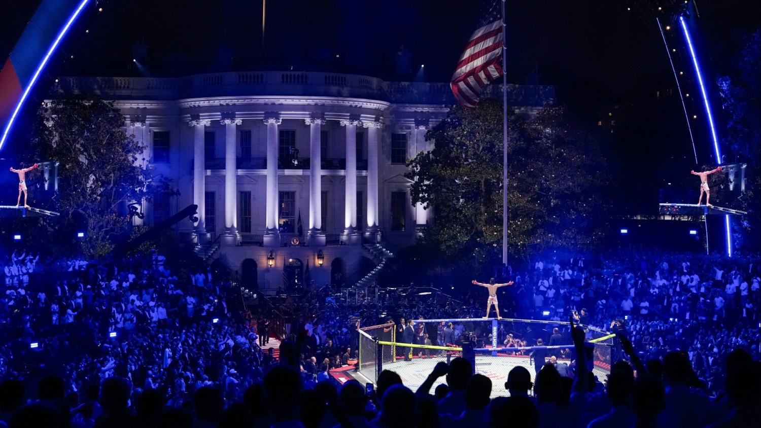 FBI foils alleged plot to attack the White House UFC event