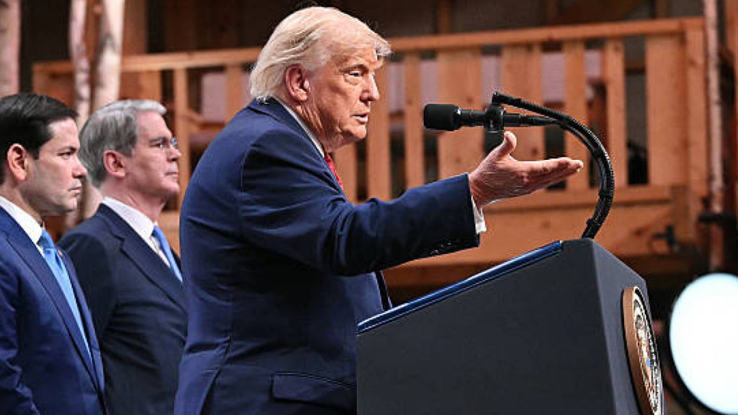 Iran’s ballistic missiles not mentioned in agreement but Trump says they ‘have to have some’