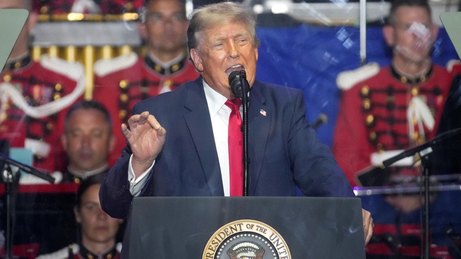 Trump hints at possible military action beyond Iran and Venezuela